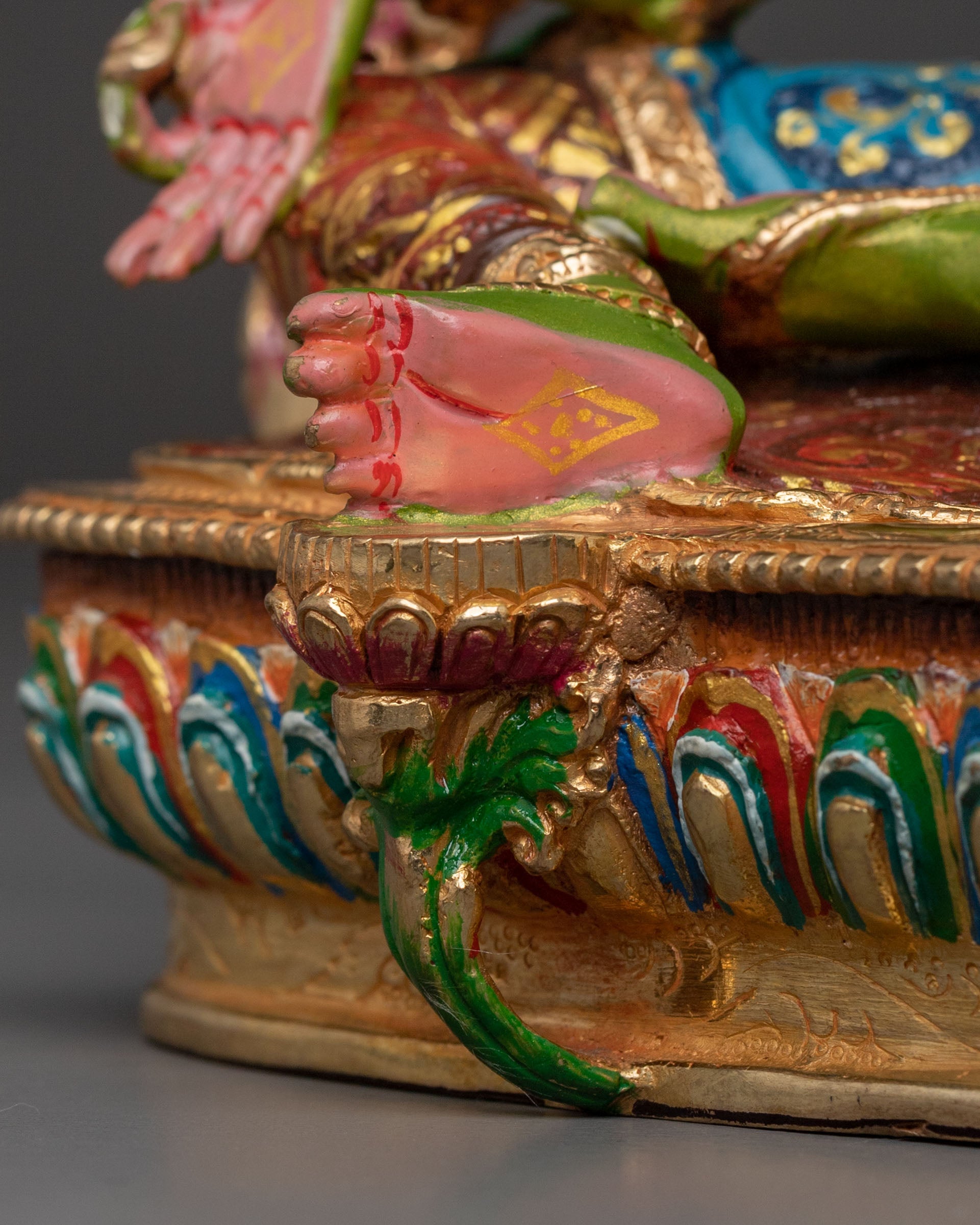 Green Tara Sadhana Statue | Tibetan Buddhist Goddess