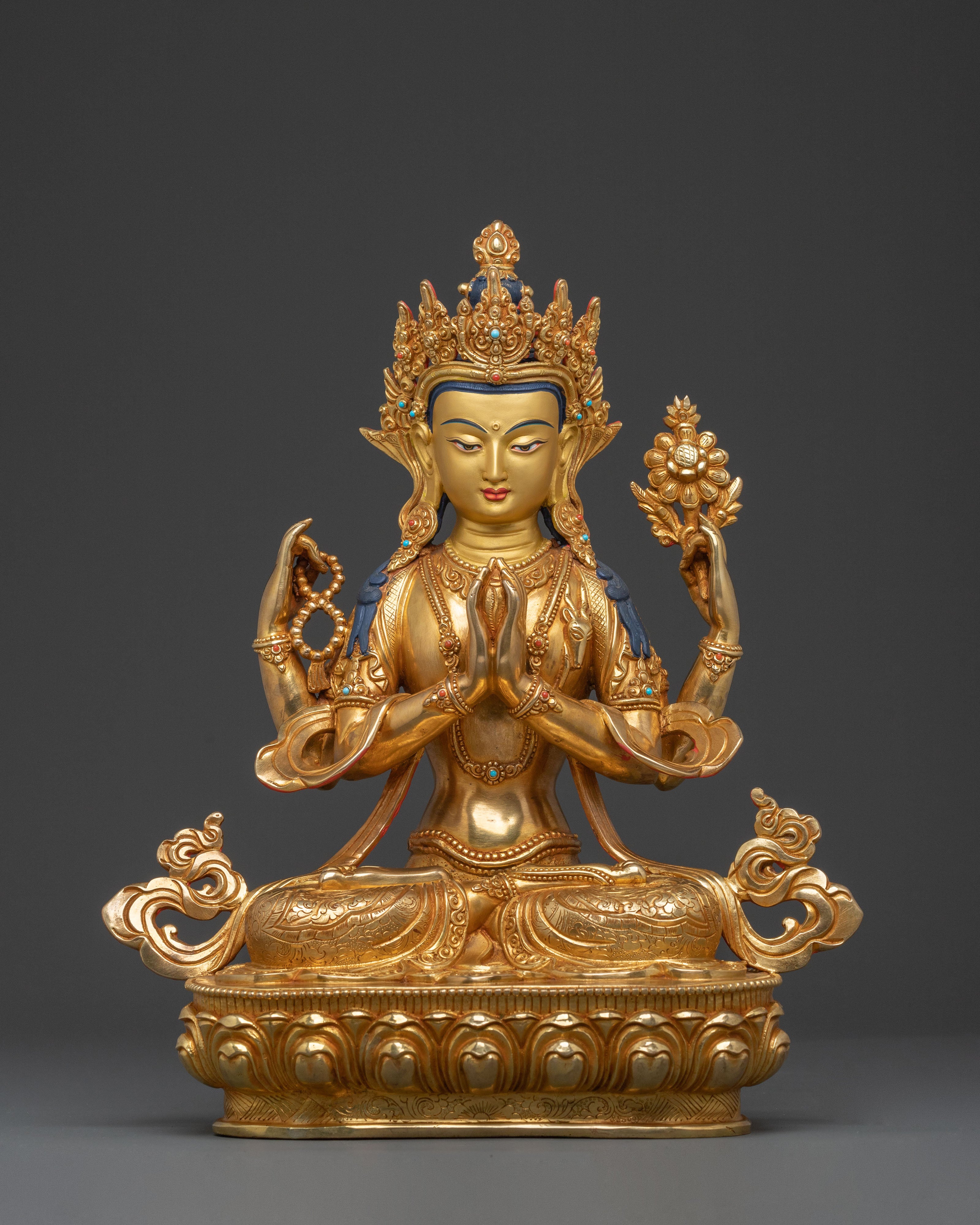Chenrezig Loving Kindness Statue | Altar Decor