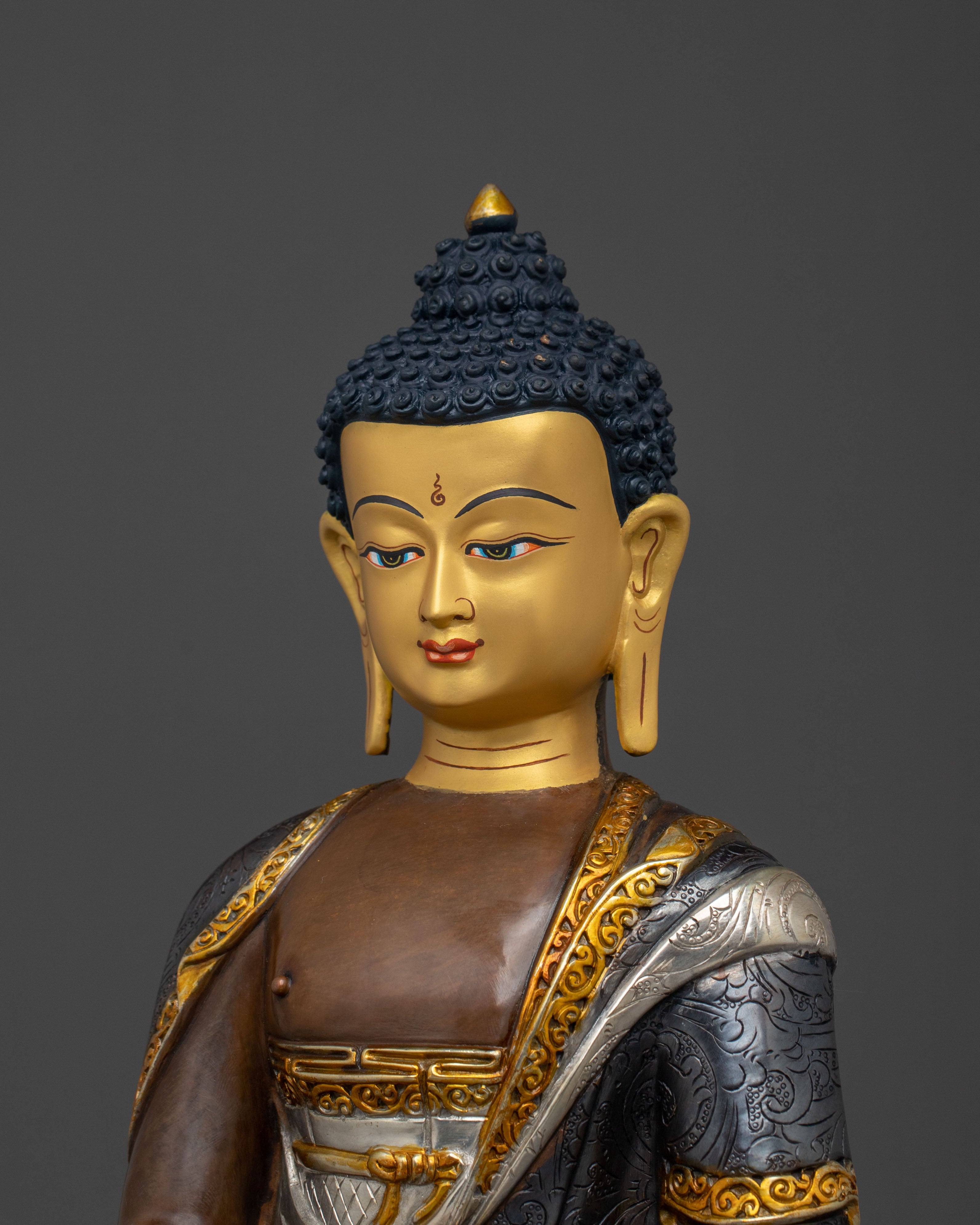 Gautama Buddha Buddhist Statue | Traditional Himalayan Spiritual Artwork