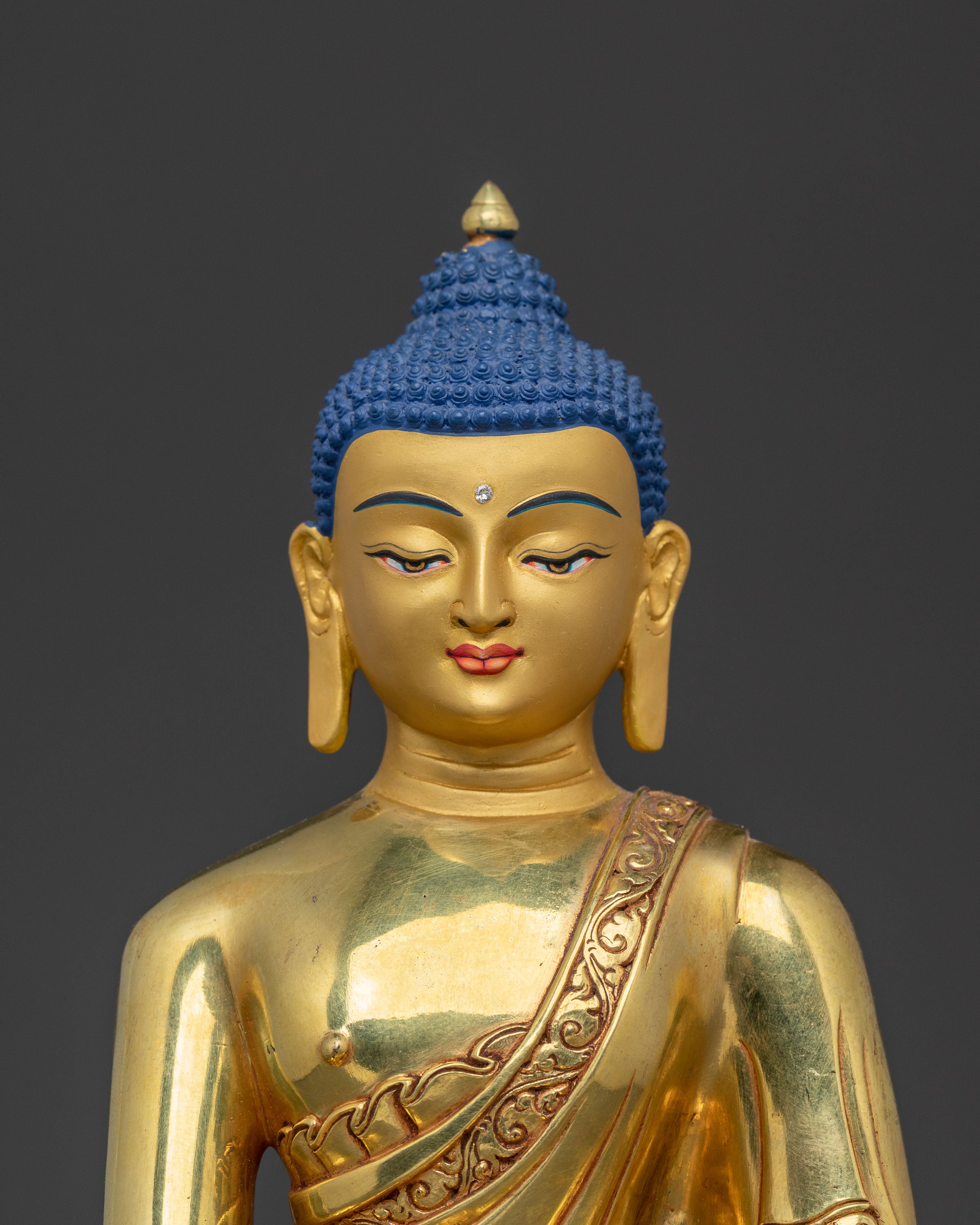 Sacred Shakyamuni Buddha Handcrafted Figurine