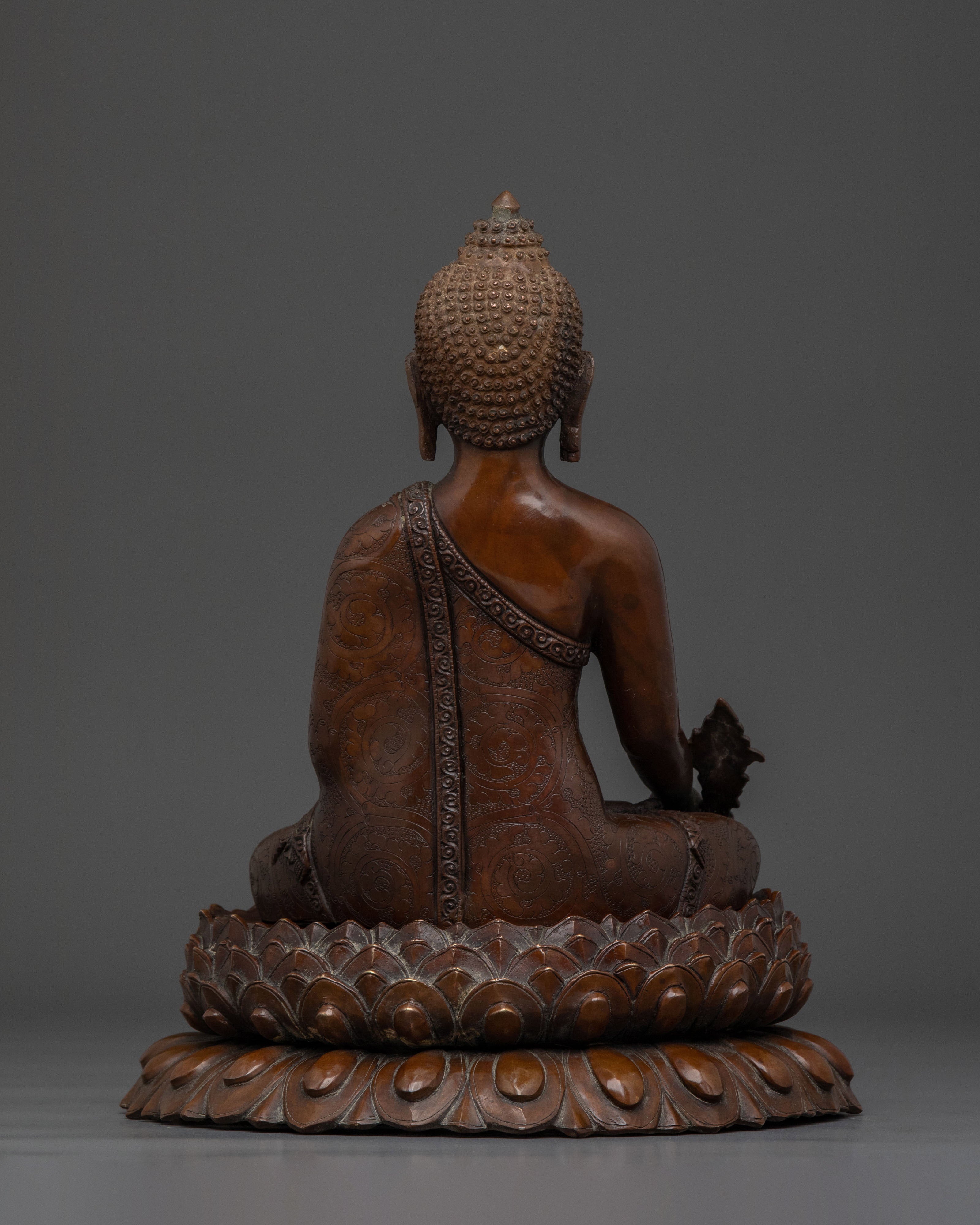 Medicine Buddha Buddhist Deity Statue | Deity of Health and Well-Being