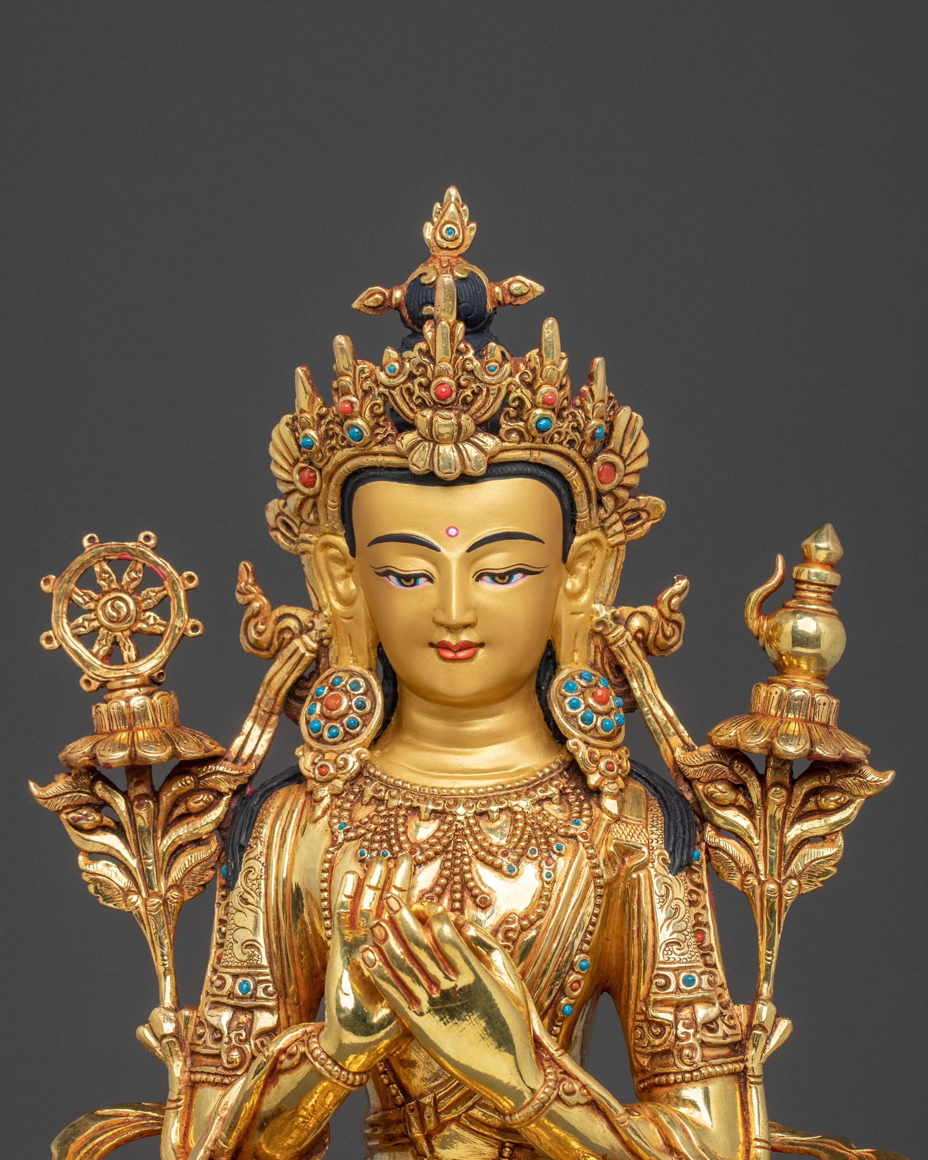 Maitreya Buddha Sacred Altar Statue | Home Decor