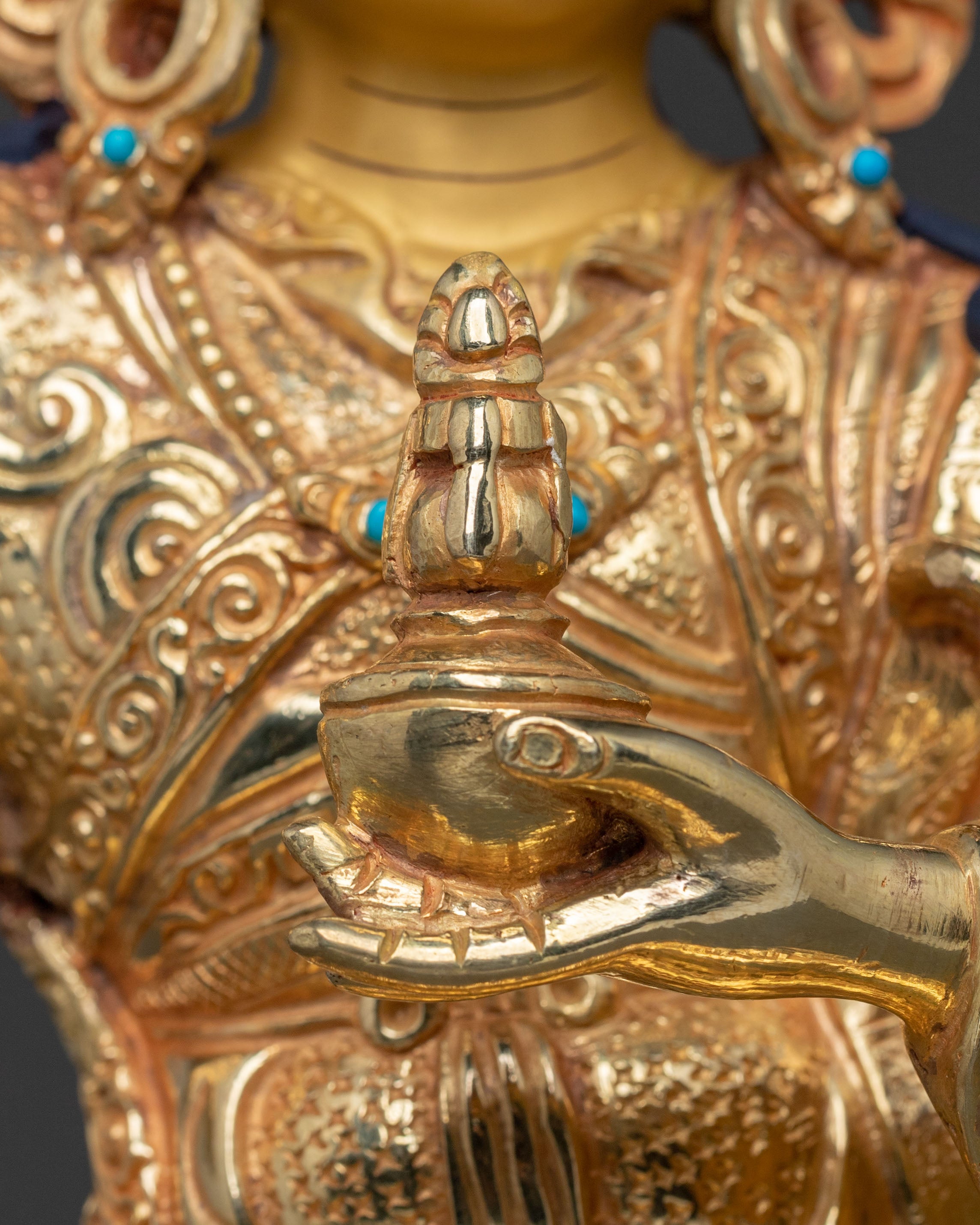 Standing Guru Rinpoche Divine Sculpture | Home Decor
