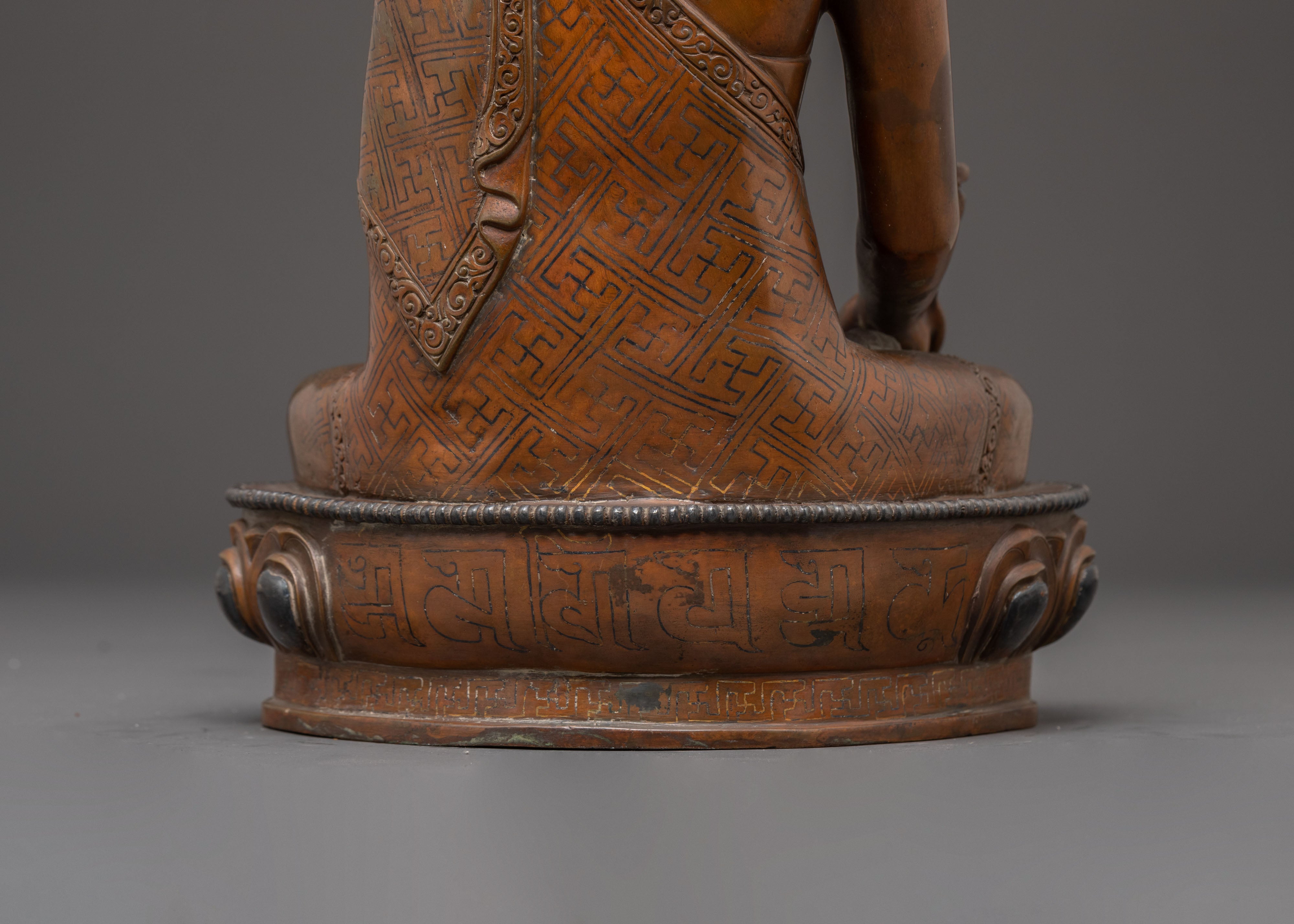 Handcrafted Bhaisajyaguru Statue | Healing Deity Sculpture