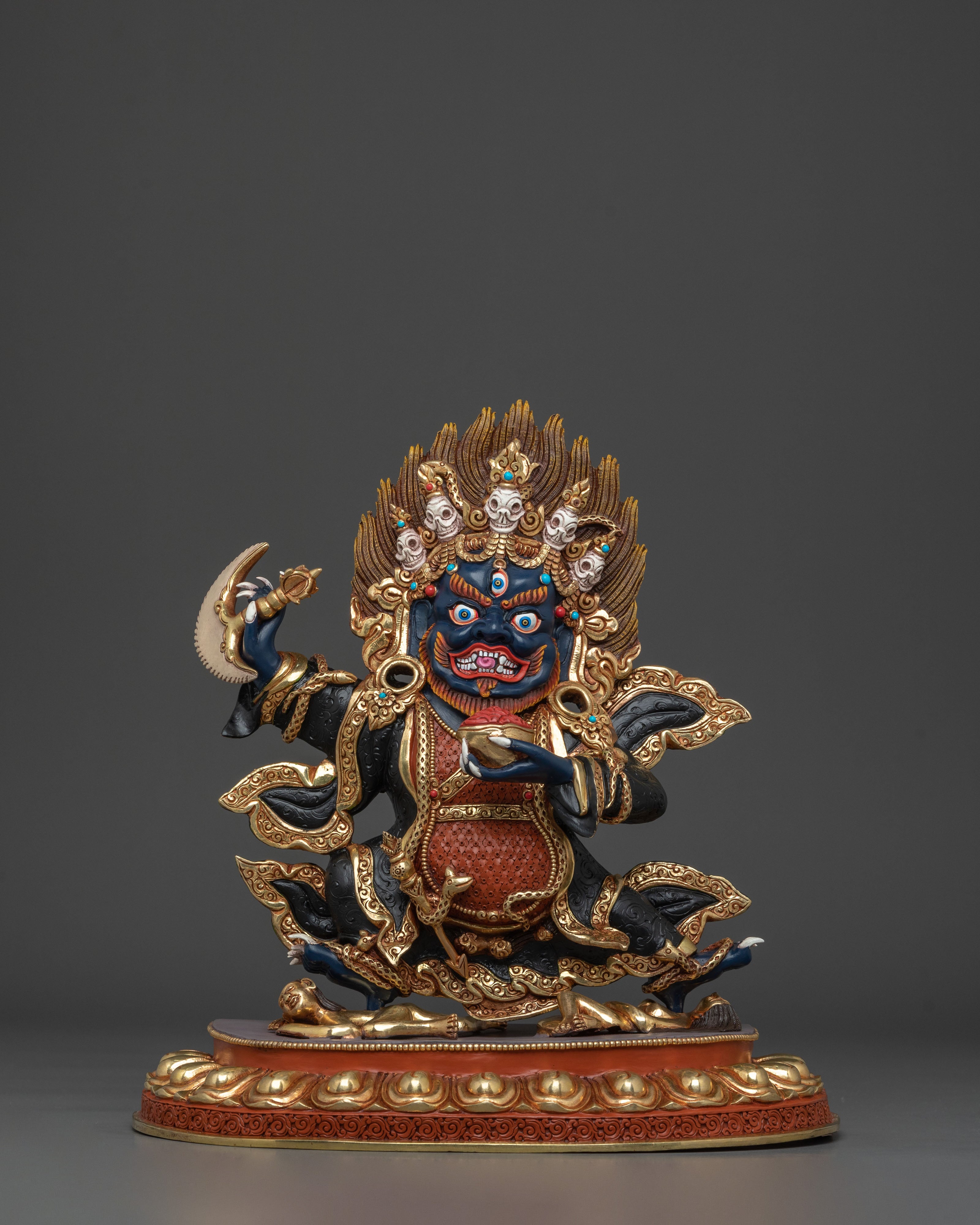 Mahakala Bernakchen Sacred Figurine | Altar Decor