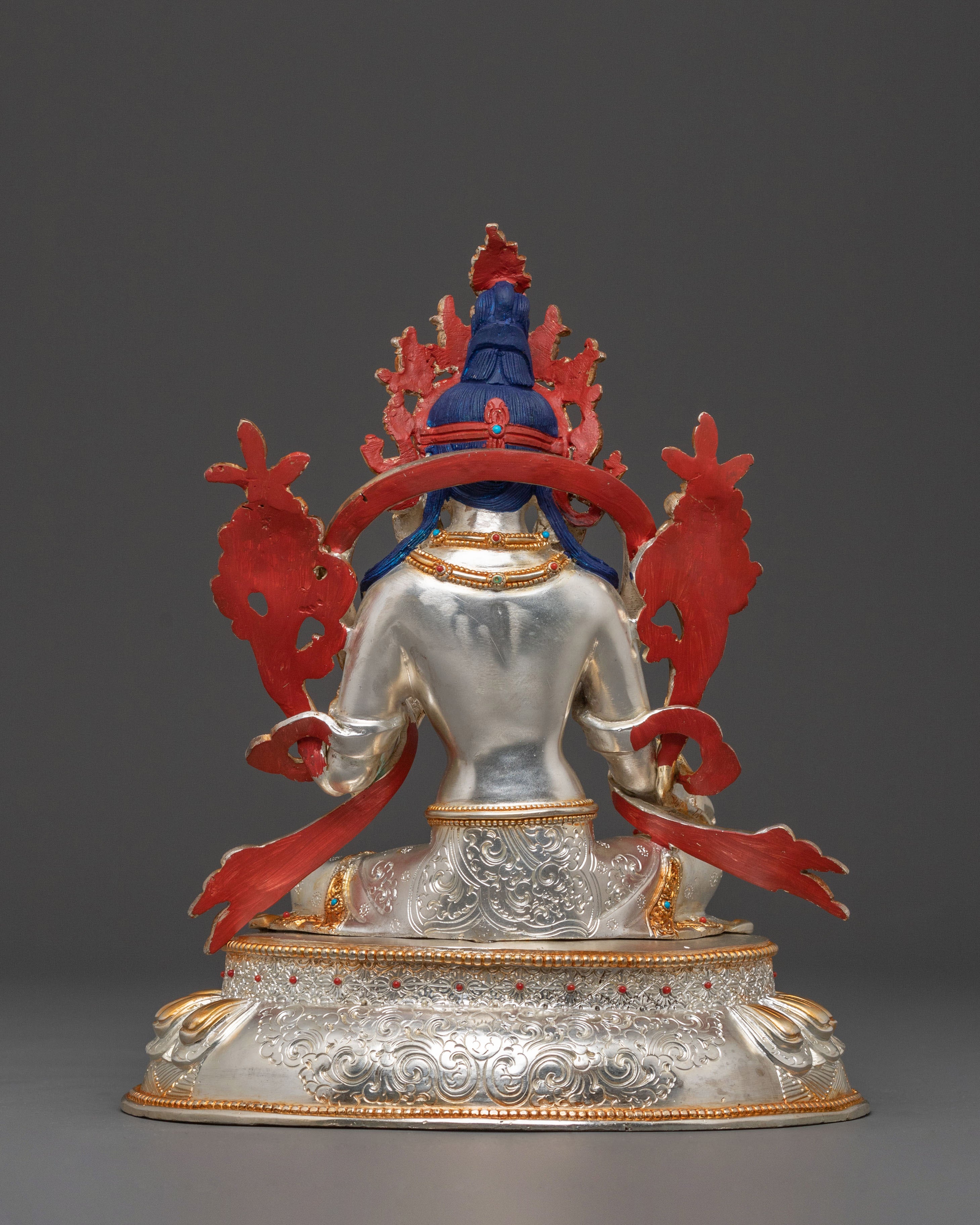 Green Tara Statue – Serene Copper Sculpture