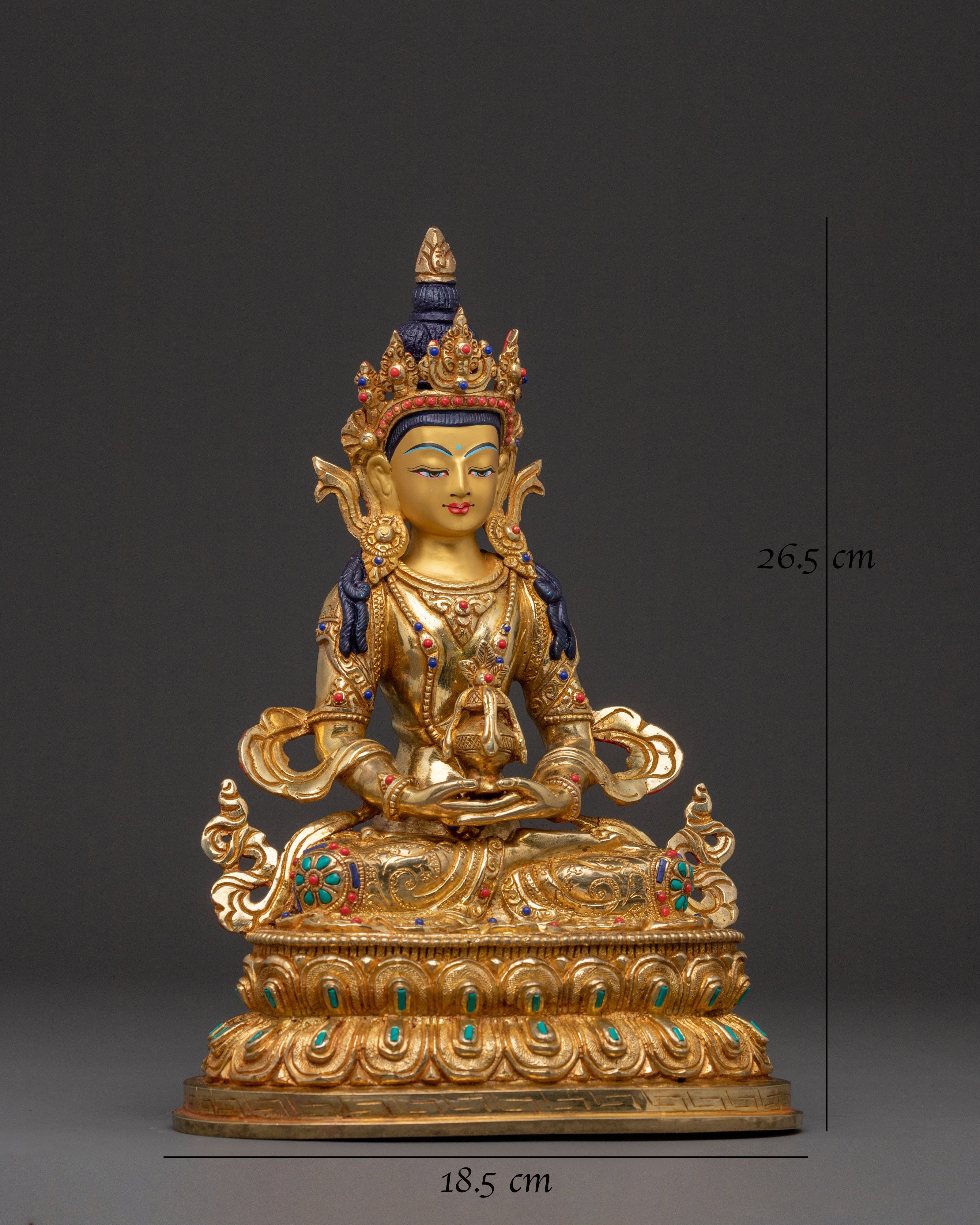 Amitayus Statue Buddha of Longevity | Serene Spiritual Art