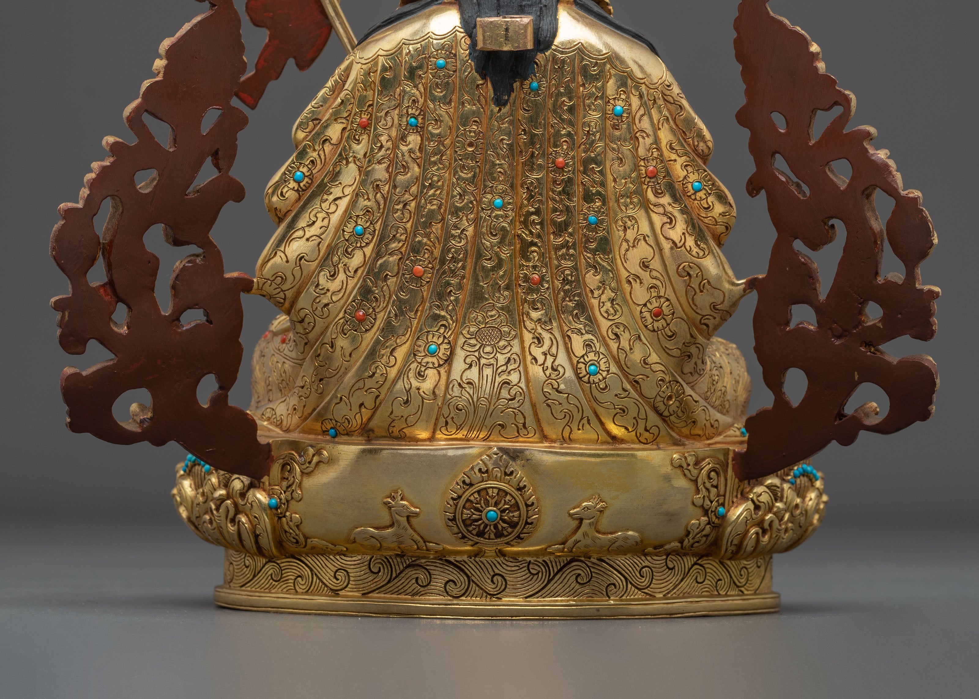 Tsokye Dorje Buddhist Statue | 24K Gold Gilded Copper Sculpture