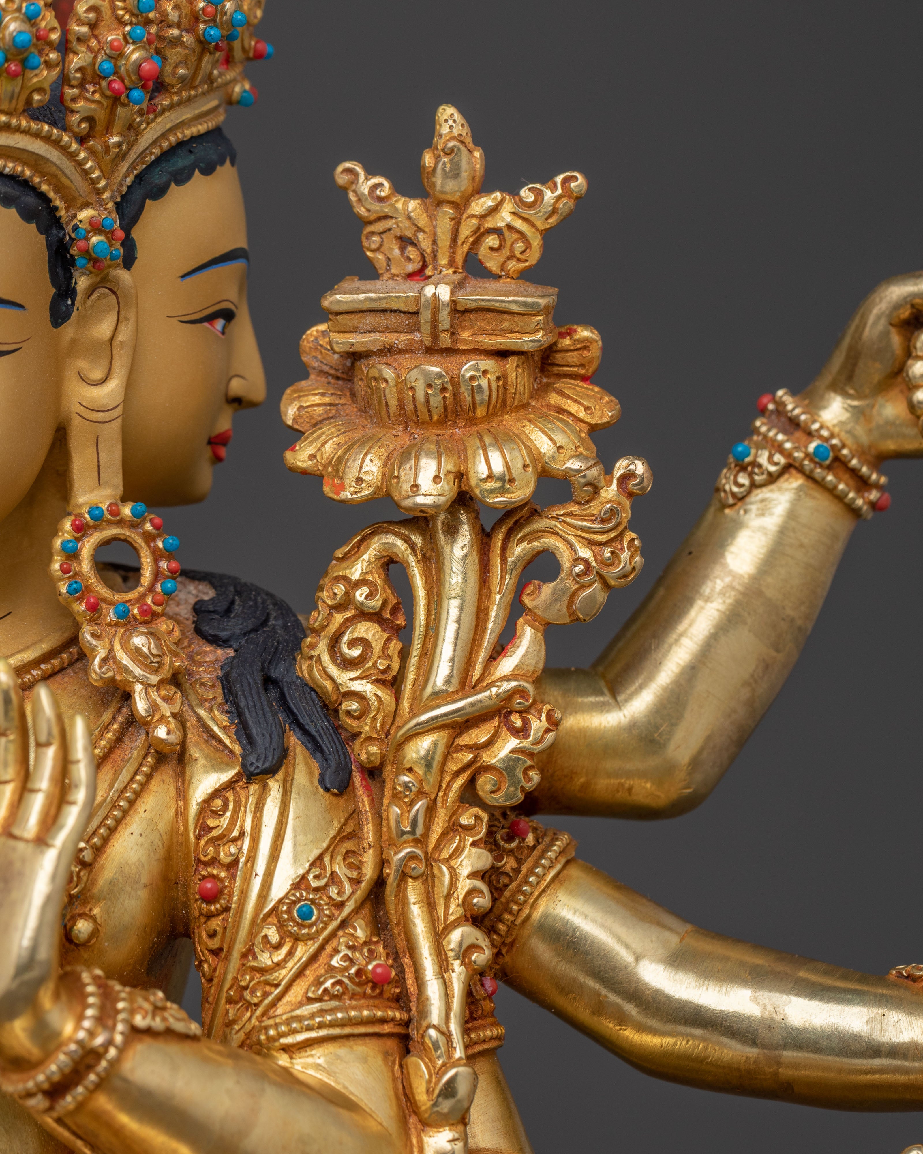 Bodhisattva Maha Manjushri Statue for Spiritual Spaces