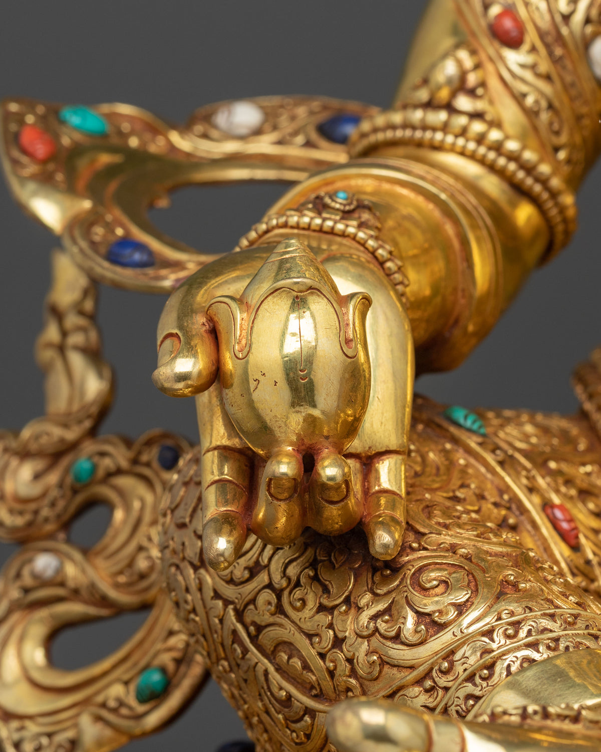 Dzambhala Sculpture | Sacred Buddhist Deity Figurine