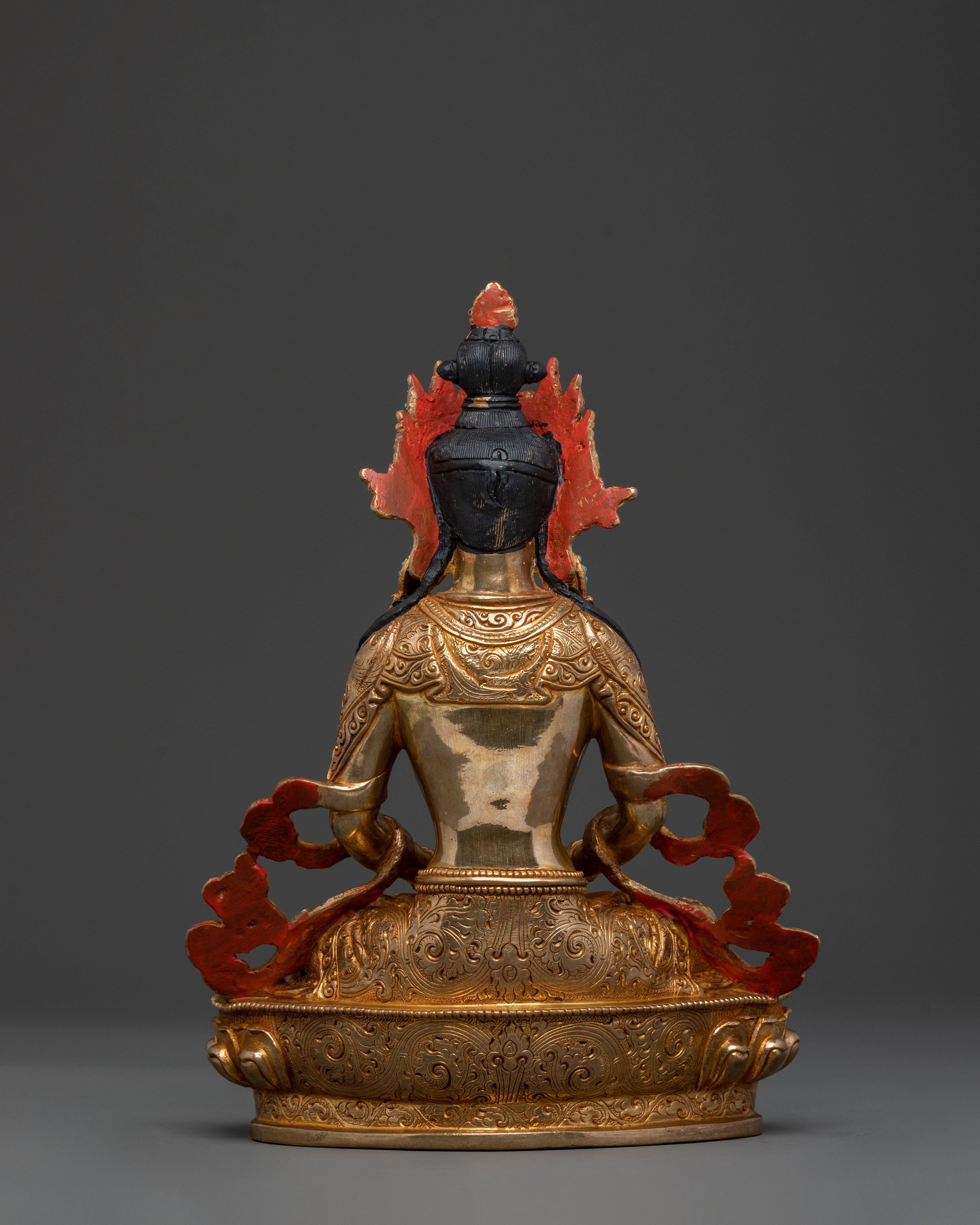 Peaceful Statue of Amitayus Buddha | Buddha of Longevity