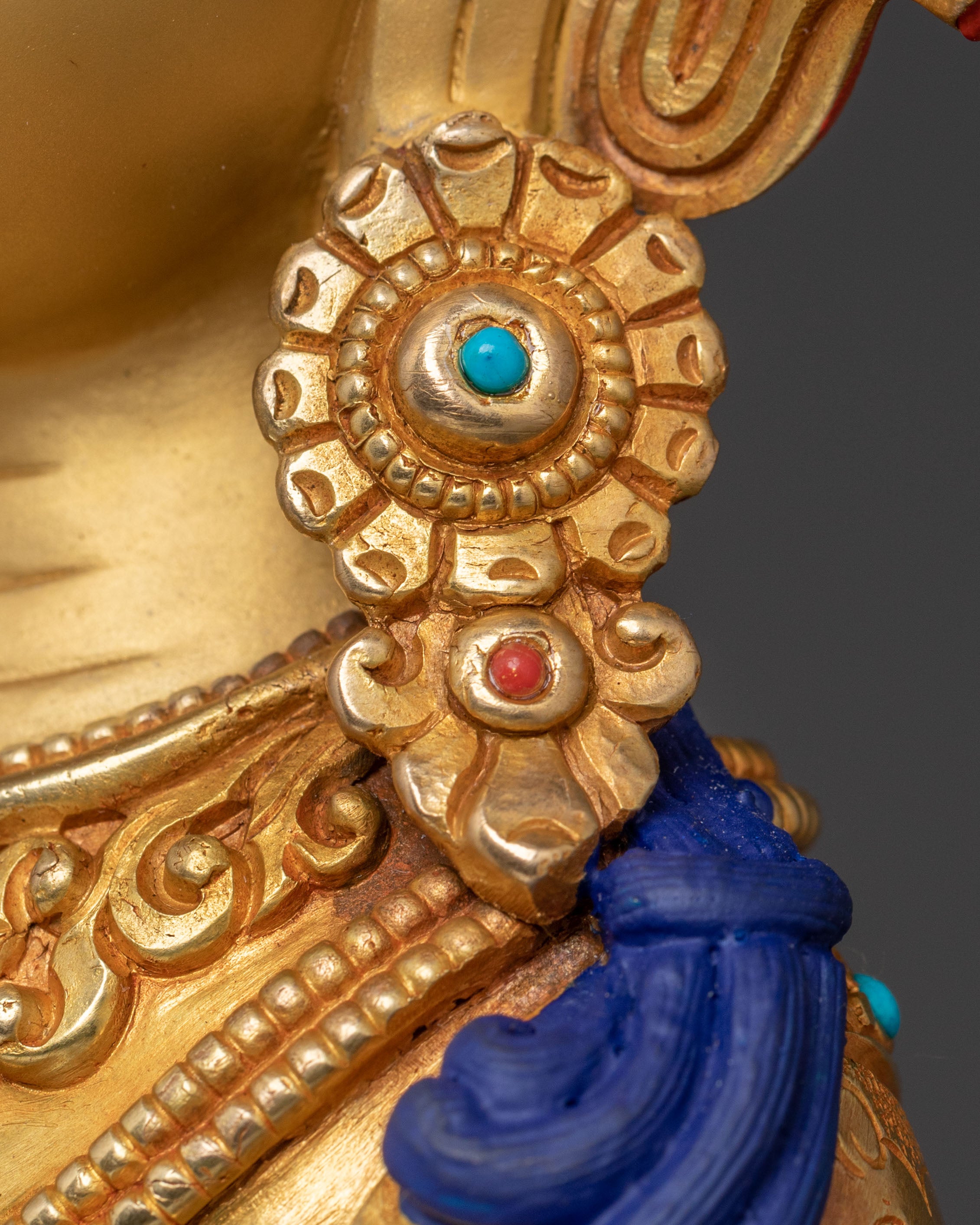 Samantabhadra Golden Statue | Altar Decor