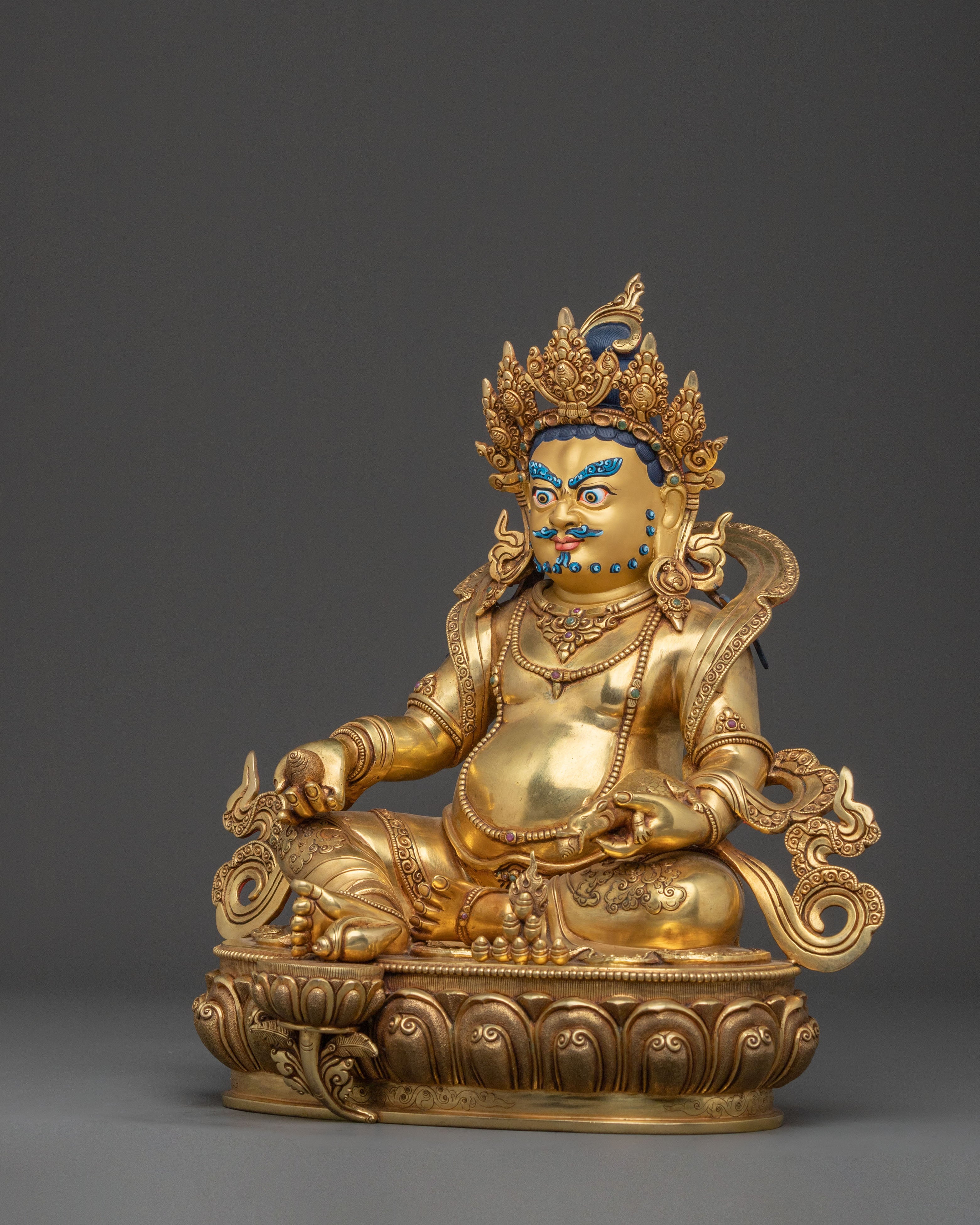 Dzambhala Wealth Blessing Statue | Spiritual Prosperity