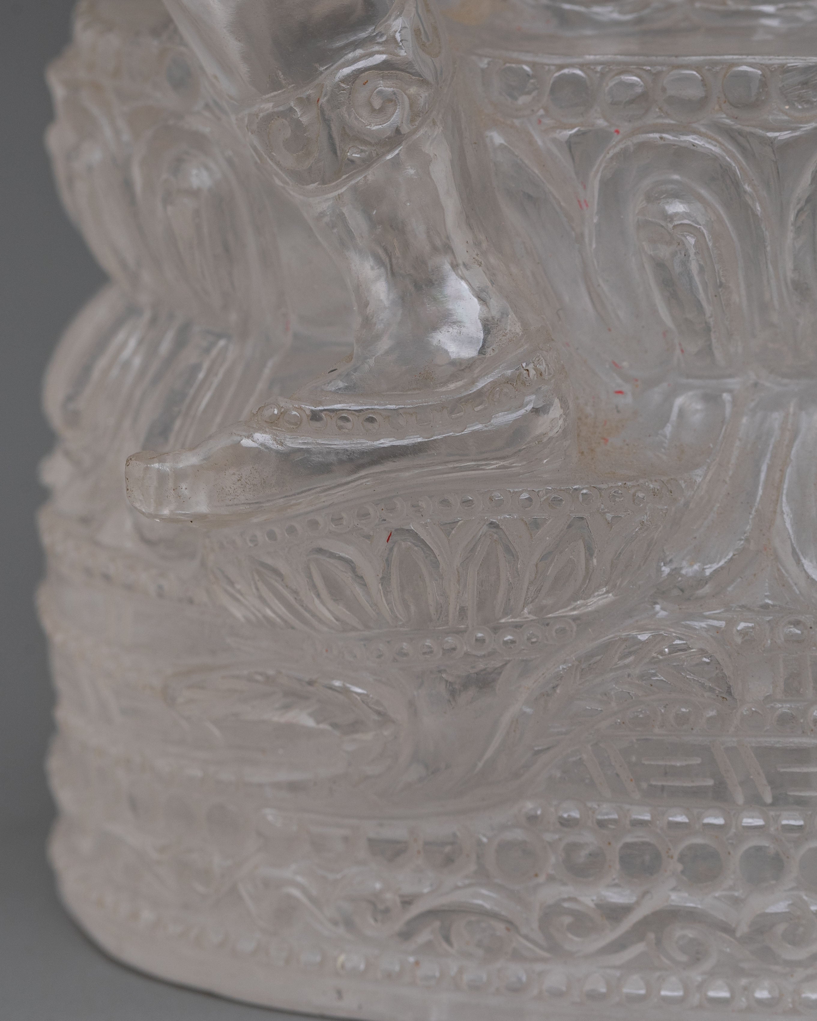 Green Tara Crystal Statue: Peaceful Figure