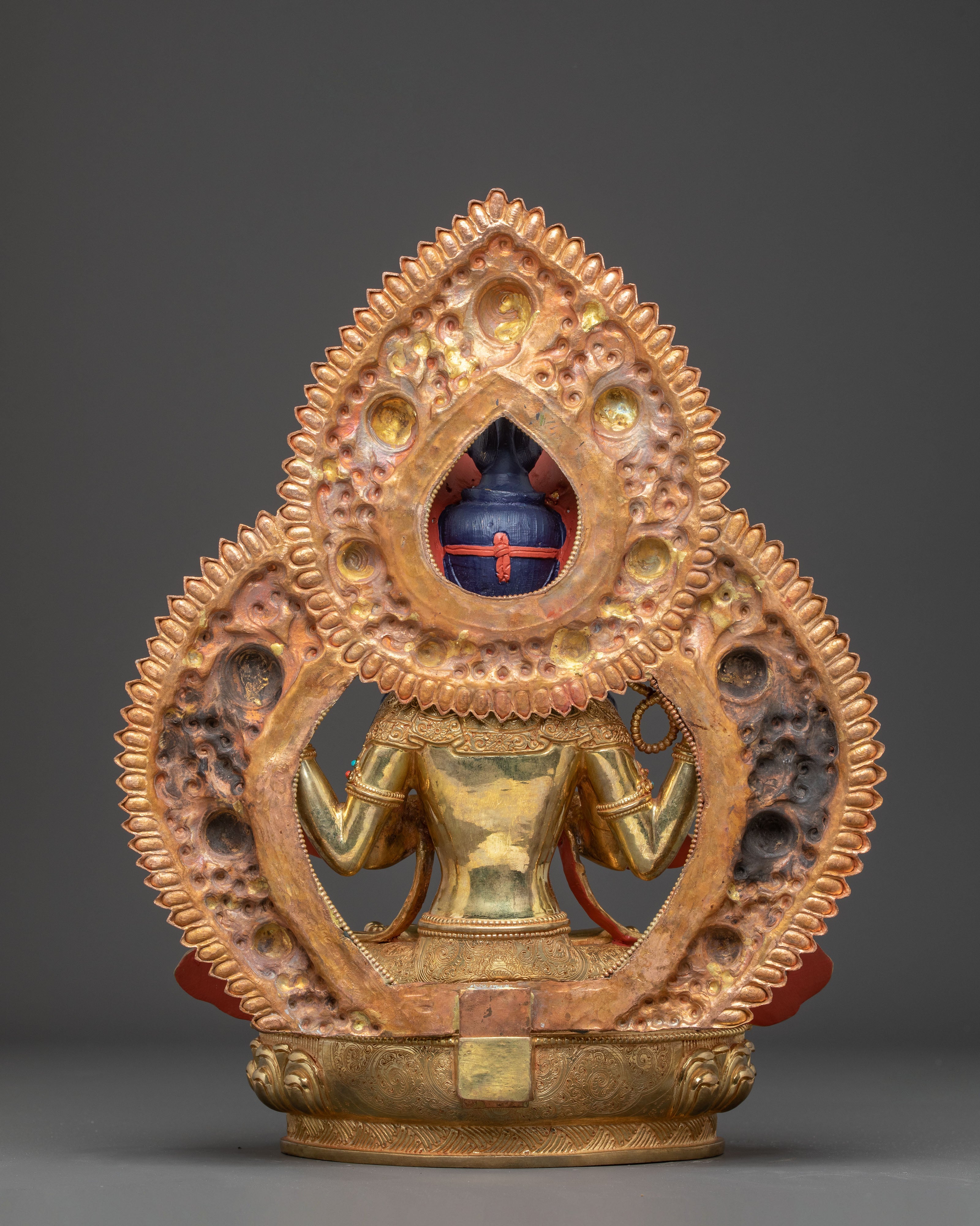 Golden Chenrezig Statue of Compassion | Bodhisattva of Compassion