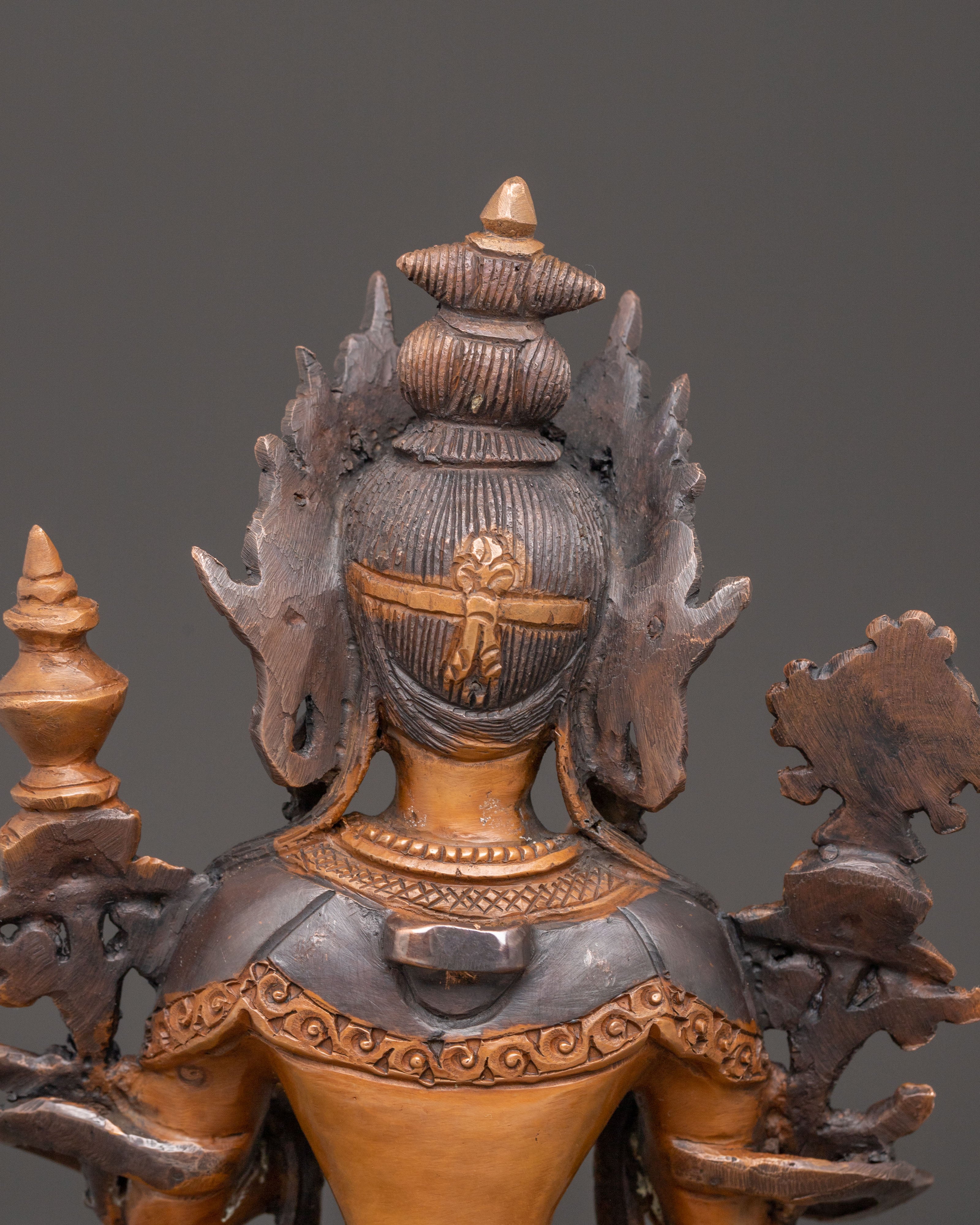 Handmade Maitreya Buddha Oxidized Statue | Symbol of Future Enlightenment