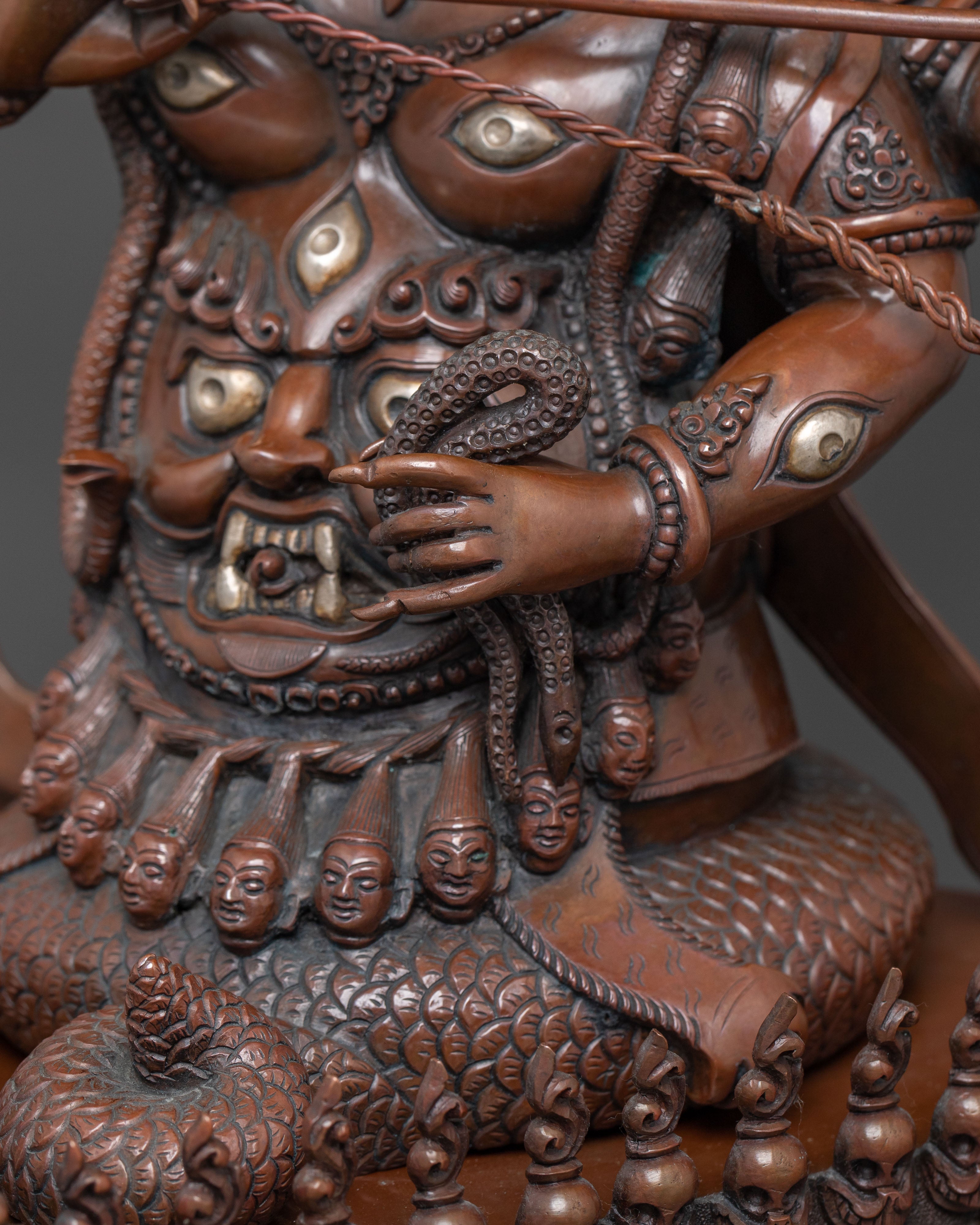 Nyingma protector Rahula Statue | Worldly Protector