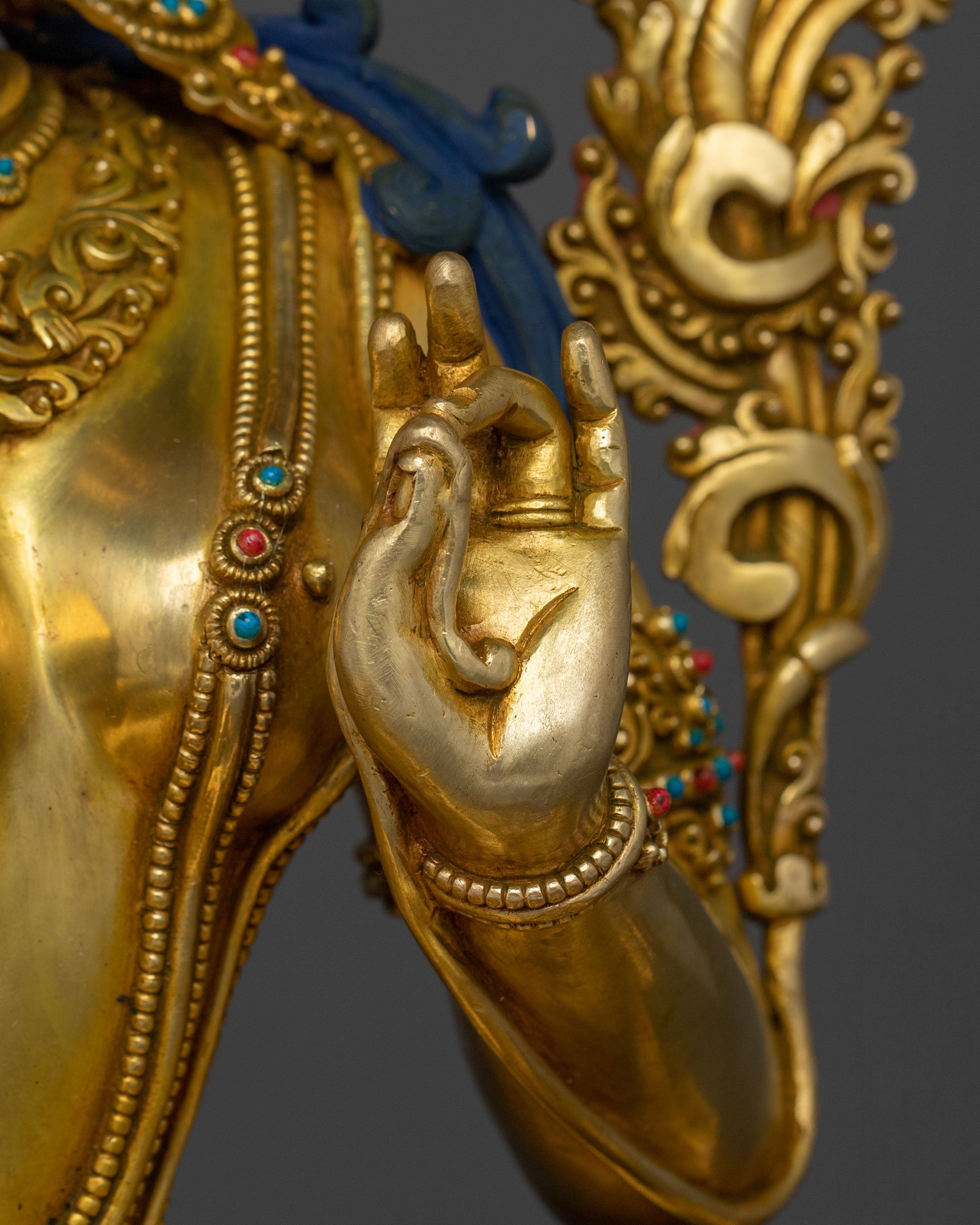 Green Tara Divine Protector Statue | Bodhisattva of Wisdom and Enlightened