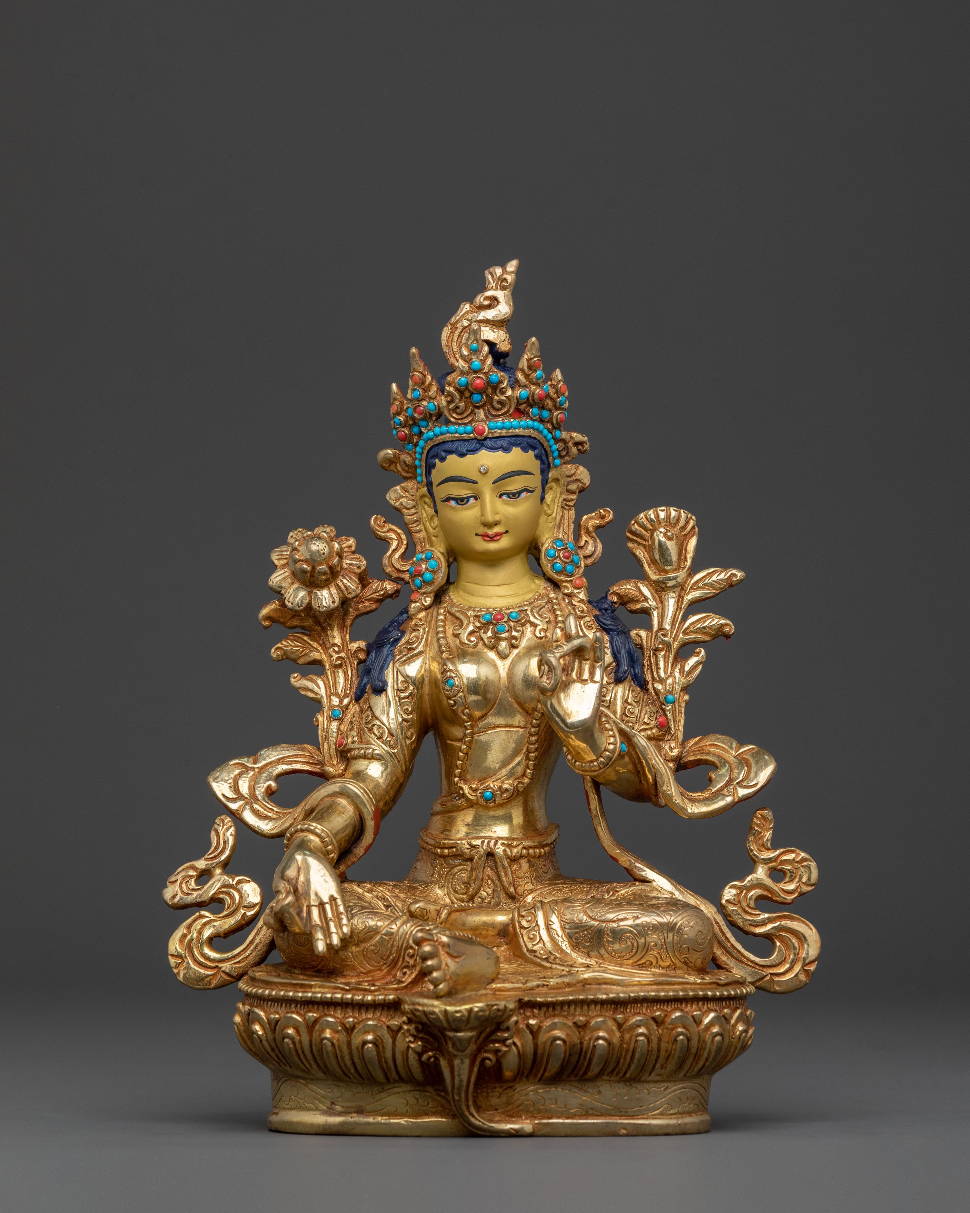  Green Tara Statue 