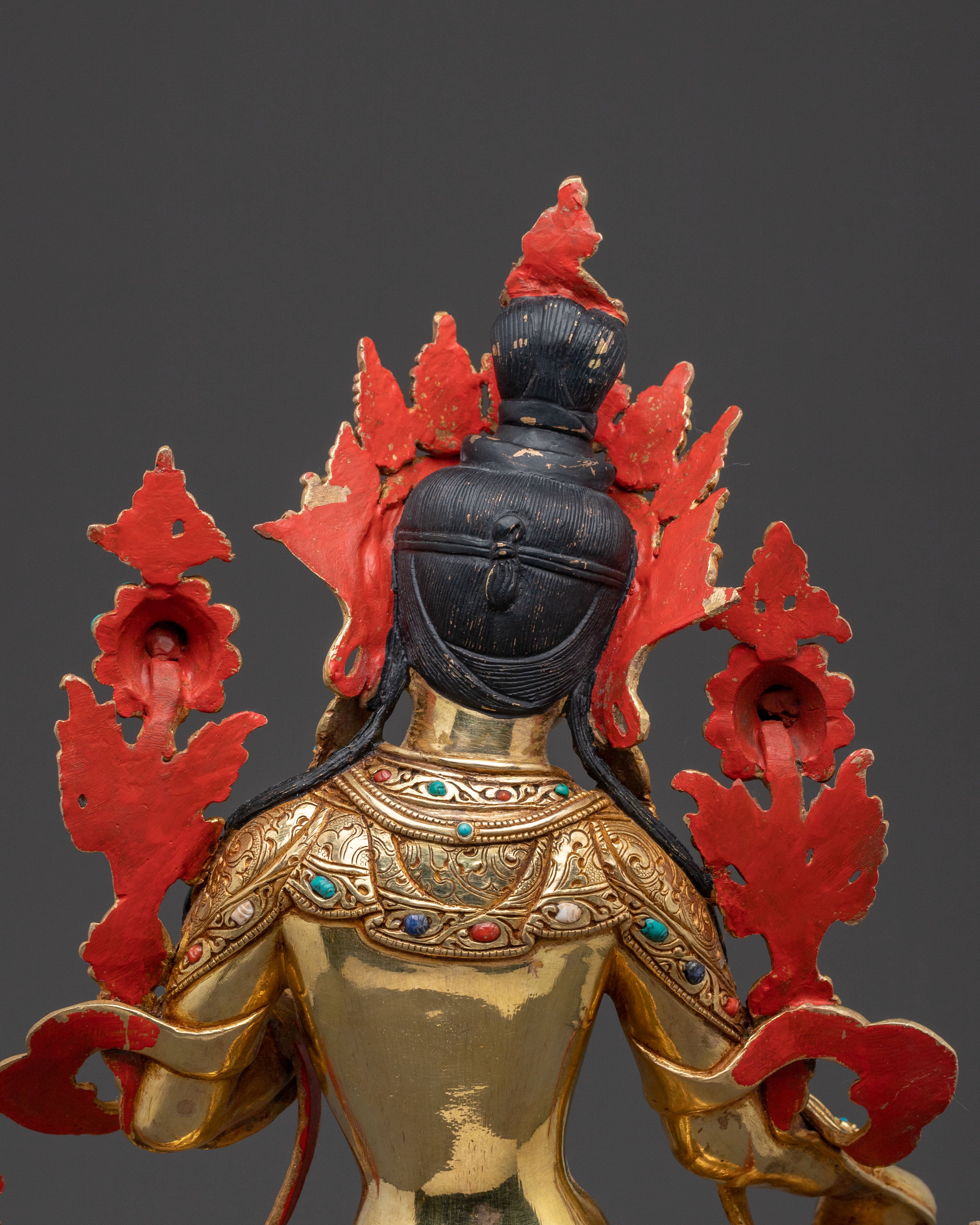 Green Tara Divine Goddess Statue - Goddess of Compassion