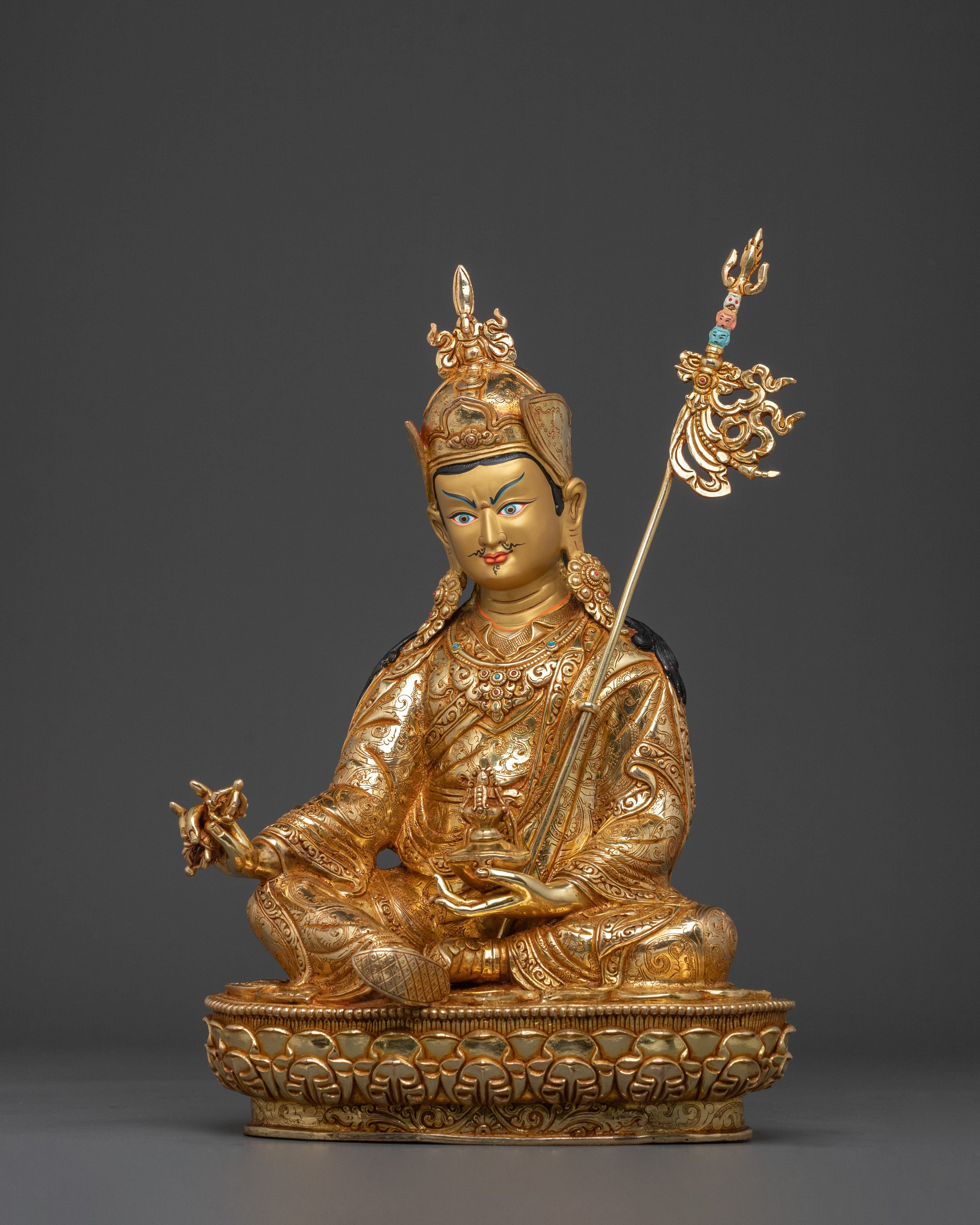 Handmade Sculpture of Guru Rinpoche | Symbol of Enlightened