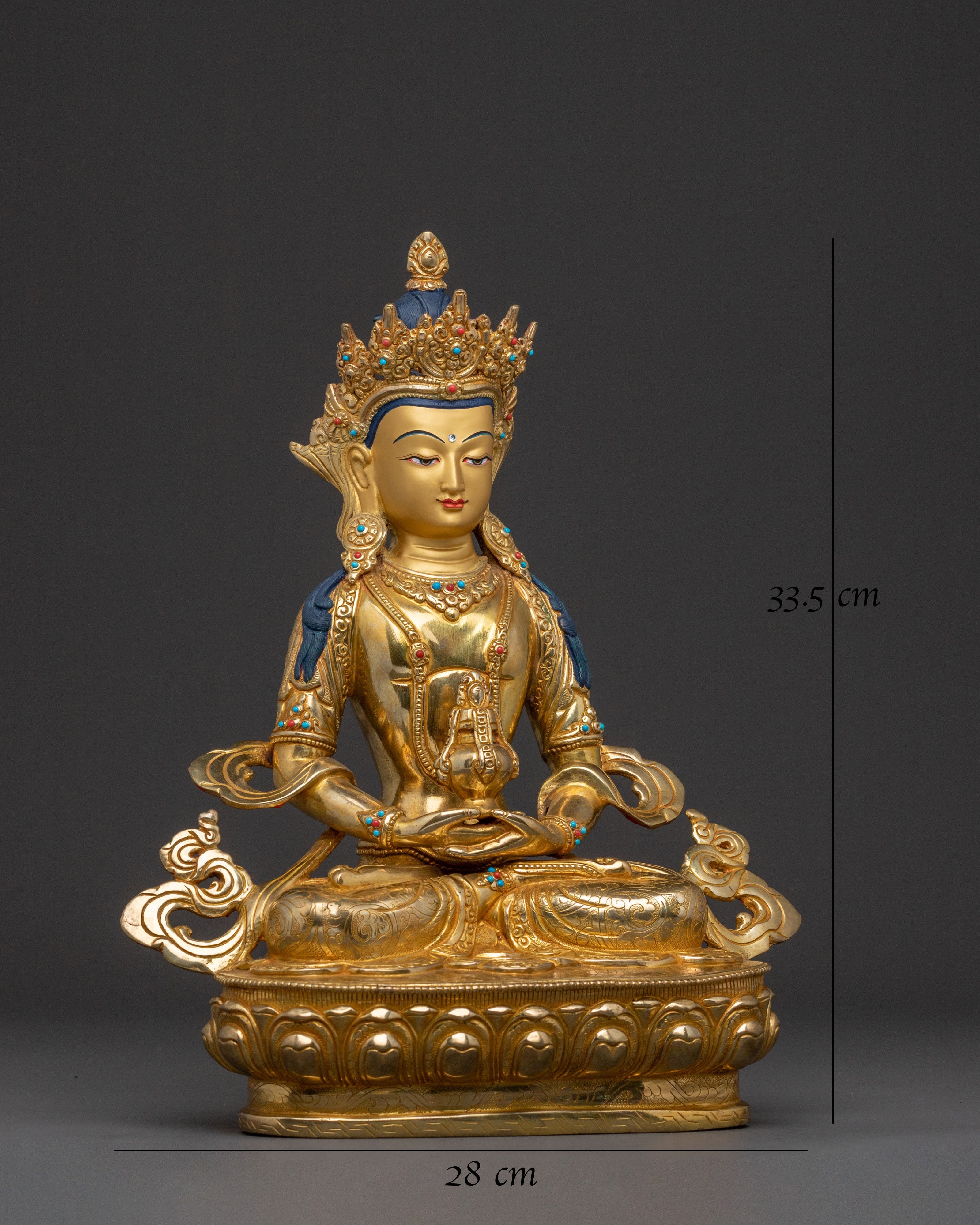Amitayus Sacred Statue for Rituals | Longevity Buddha