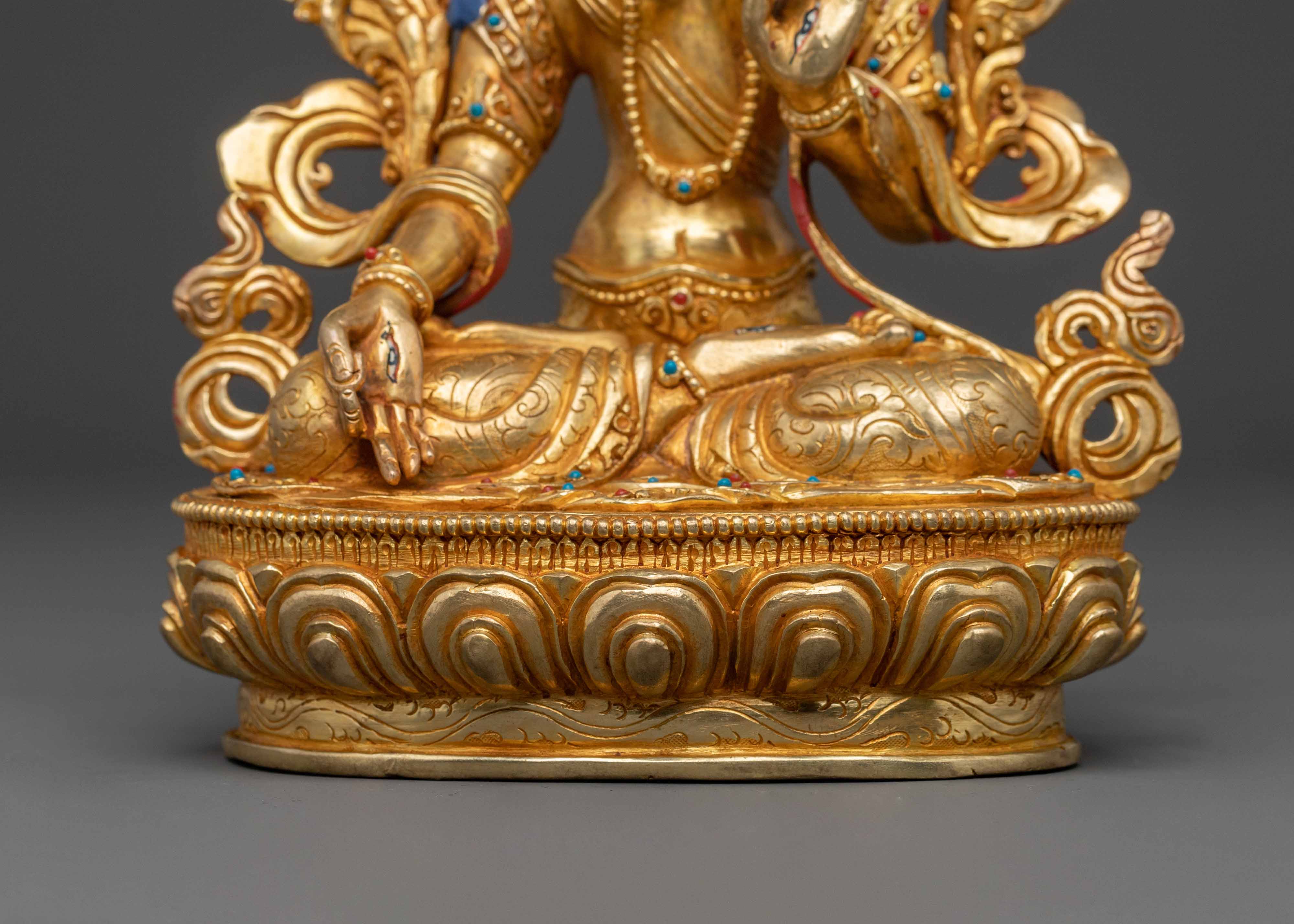 White Tara Sacred Longevity Statue | Buddhist Goddess