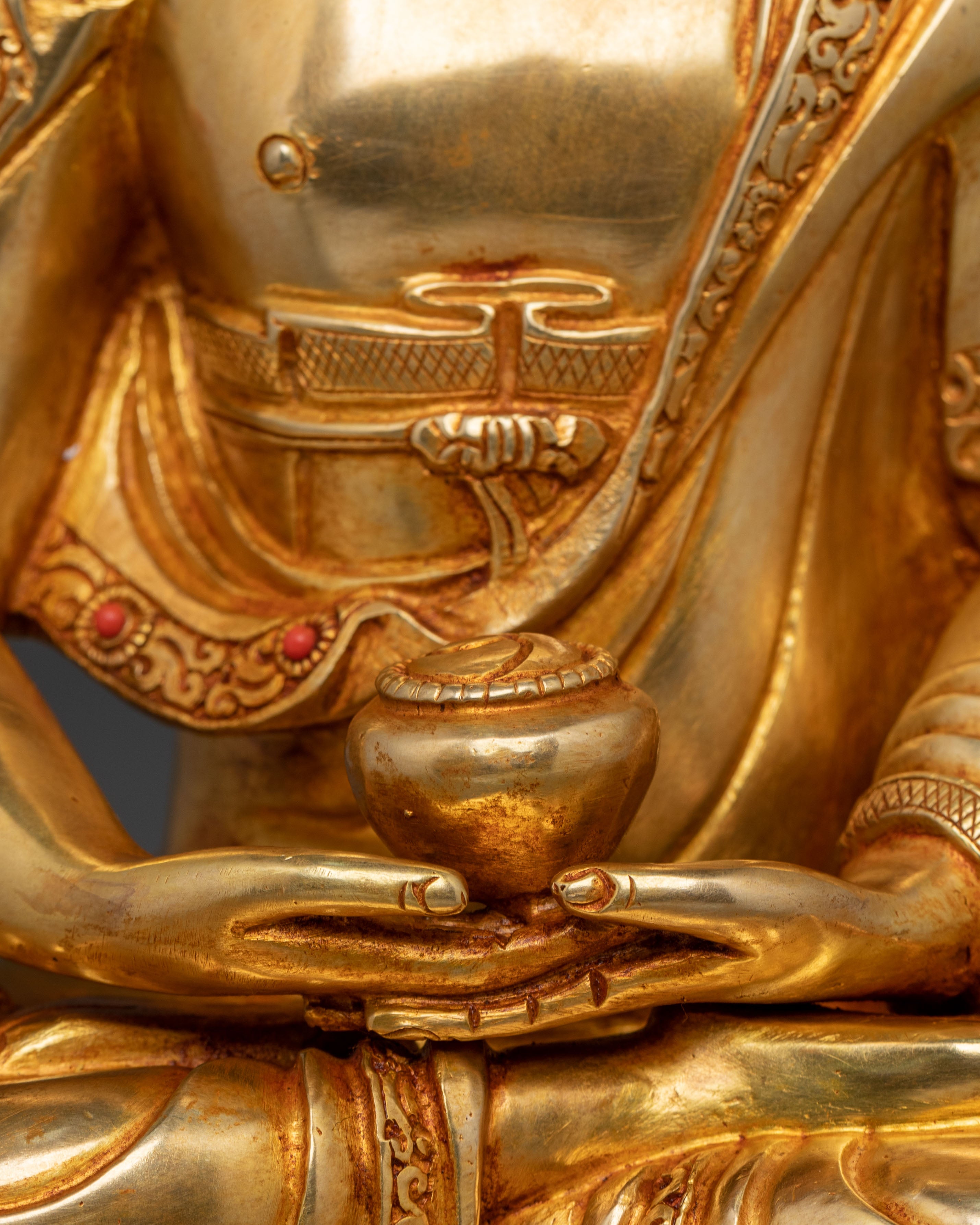 Amitabha Buddha Golden Statue: Infinite Compassion