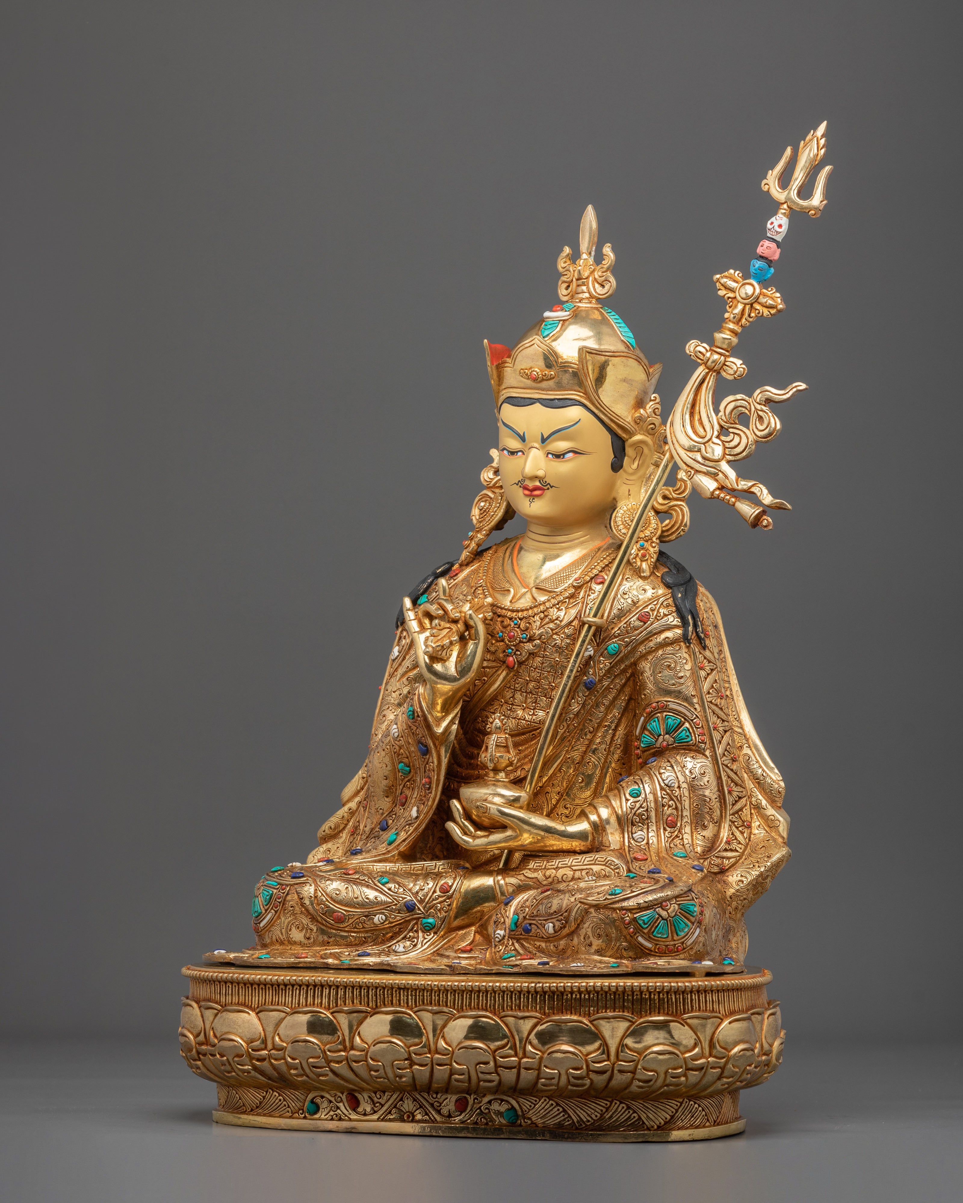 Guru Tsoyke Dorje Copper Figurine | Symbol of Wisdom