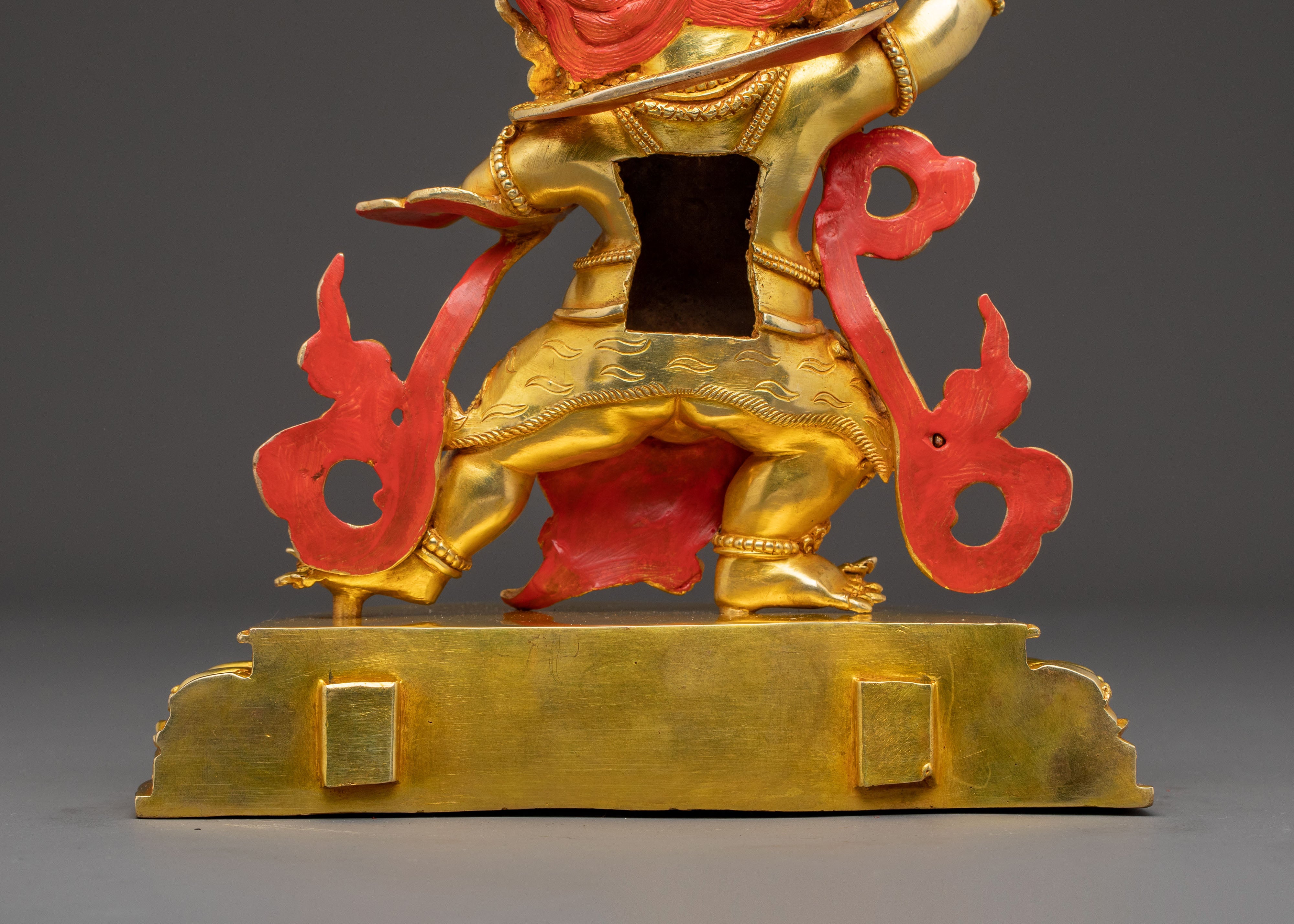 Vajrapani Golden Statue | Sacred Meditational Decor