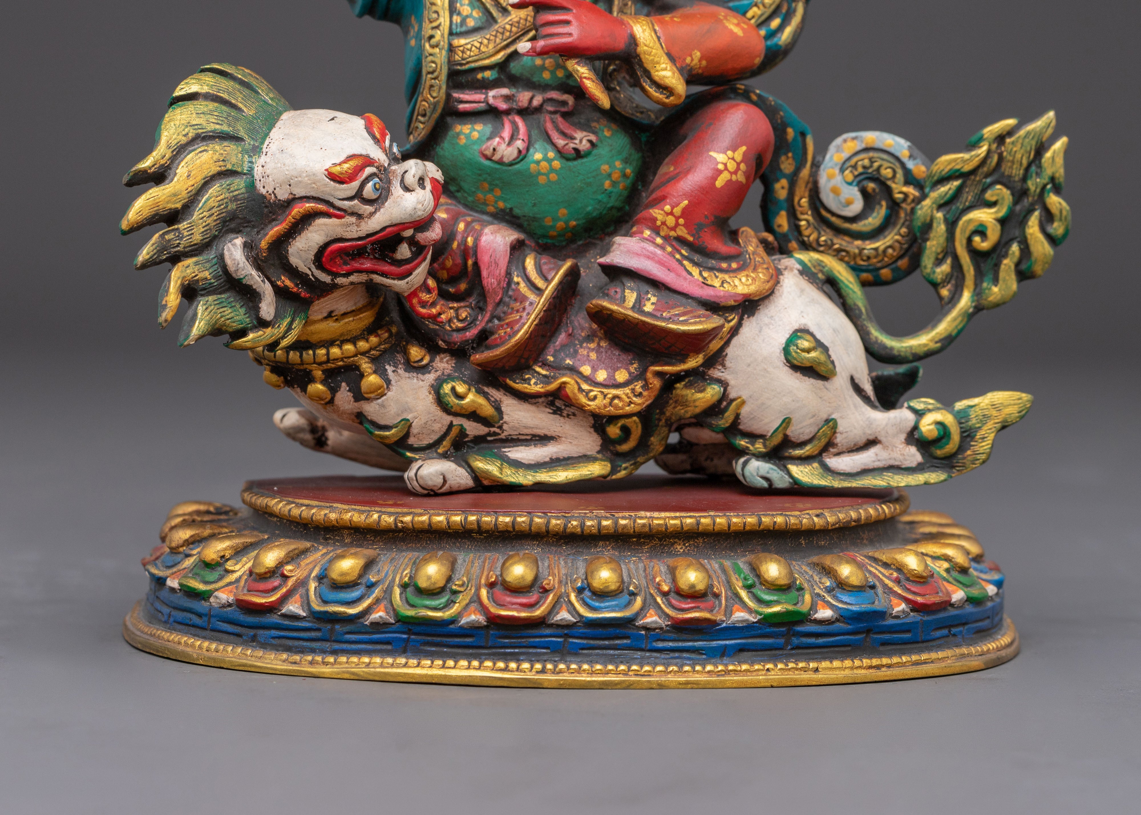 Dojre Legpa Handcrafted Statue | Tibetan Wrathful Deity of Protection