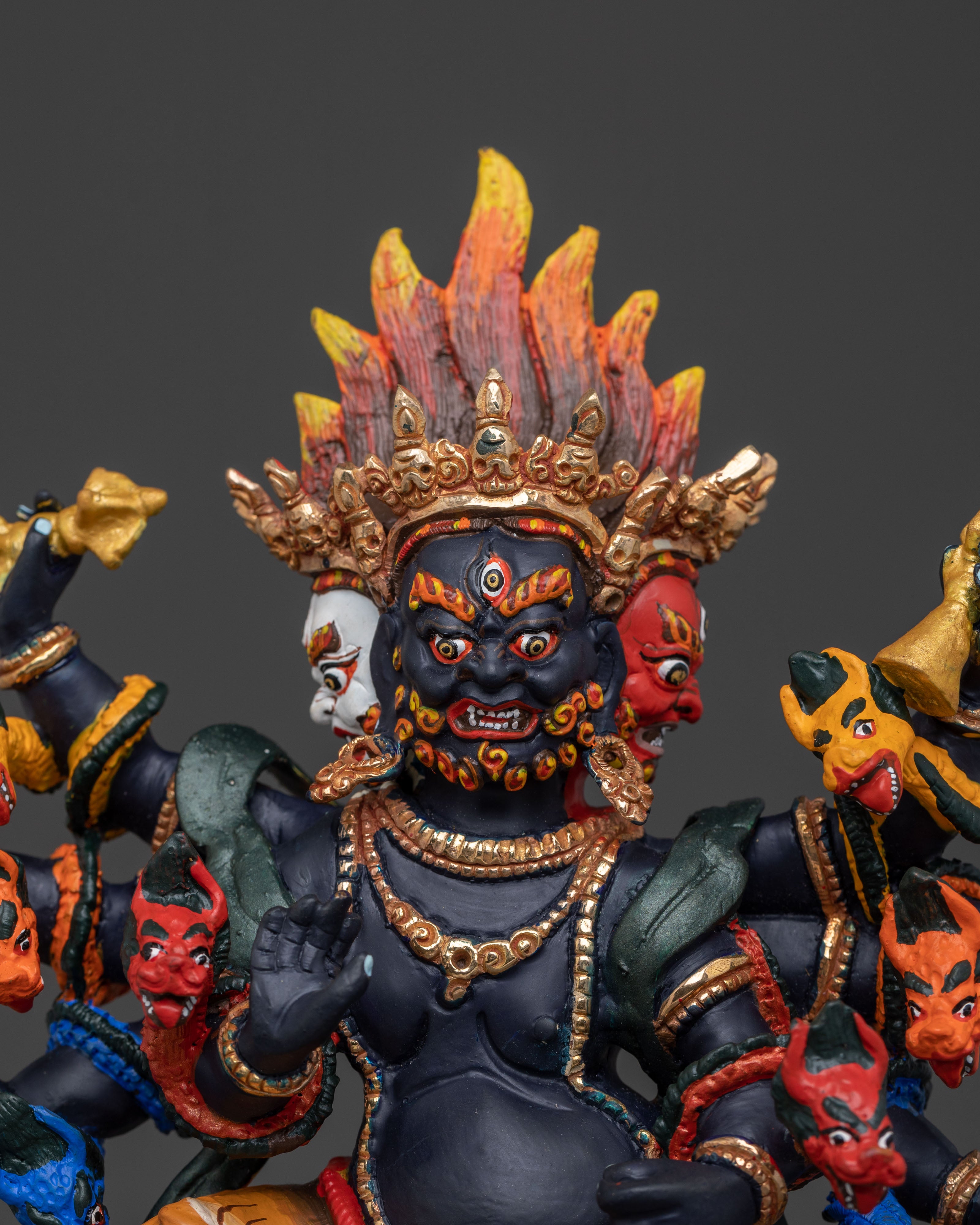 Dharma Protector: Uchusma Buddhist Statue