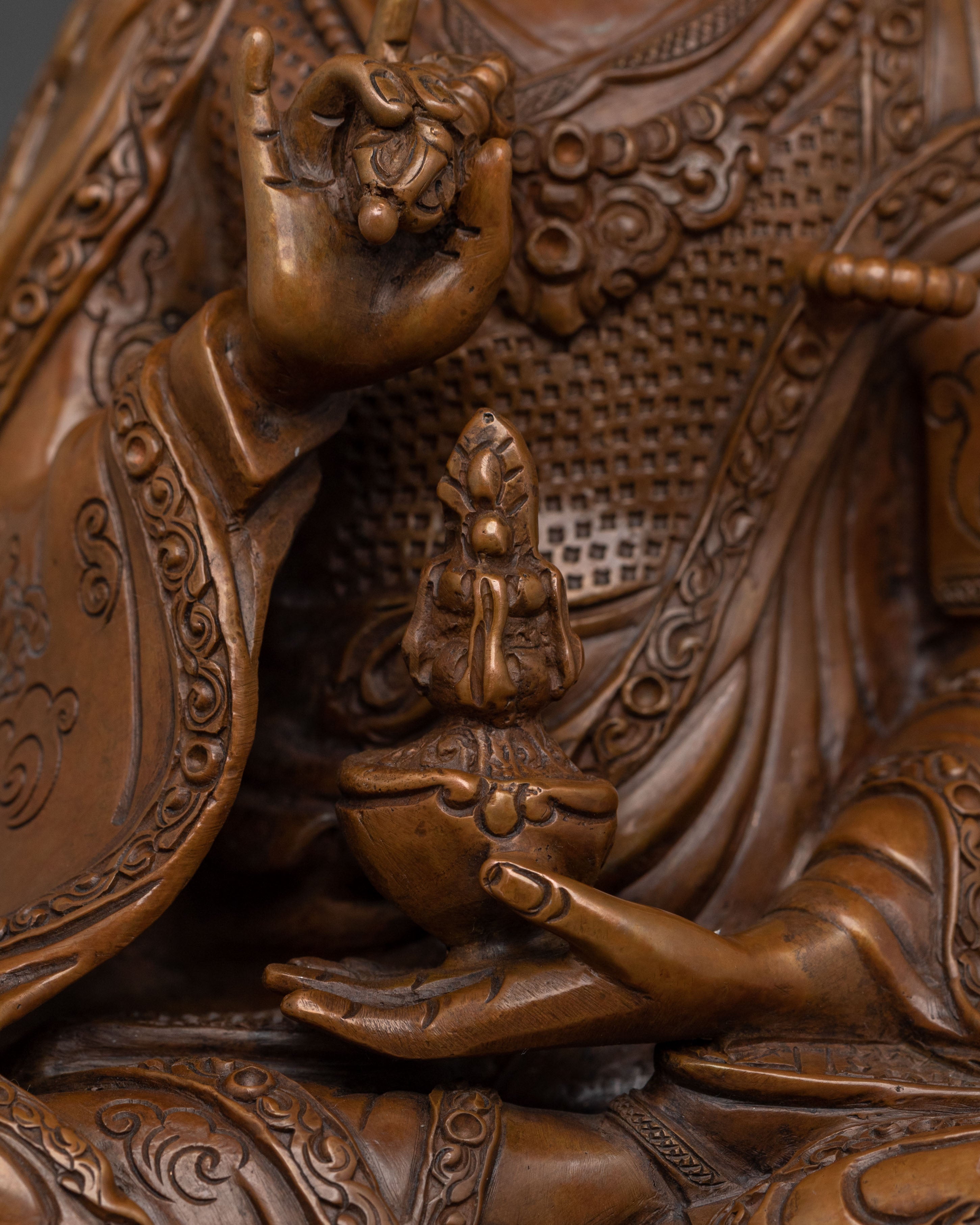 Guru Tsokye Dorje Sacred Figurine | Tibetan Buddhist Altar Decor