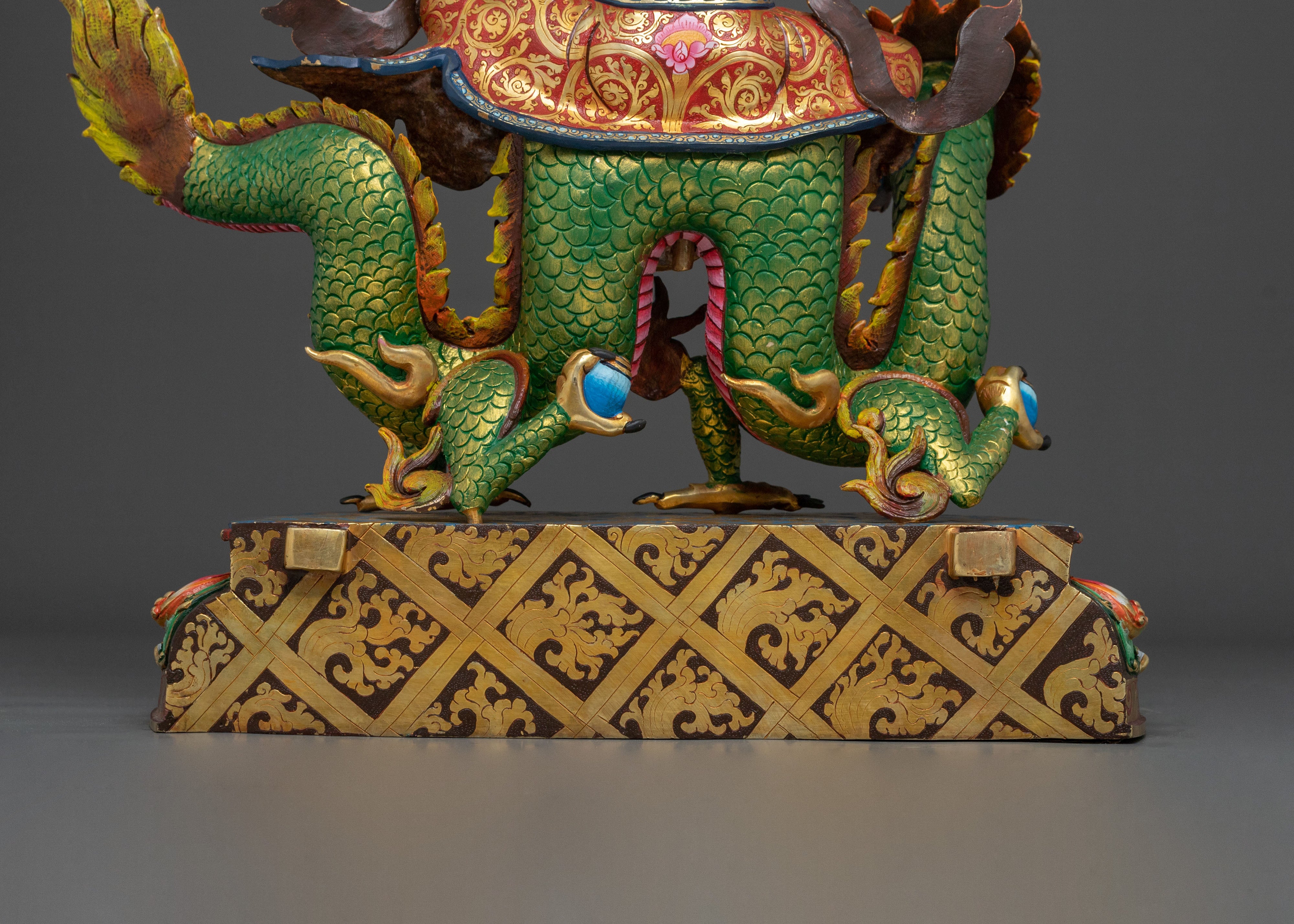 White Dzambhala Sacred Figurine | Symbol of Prosperity