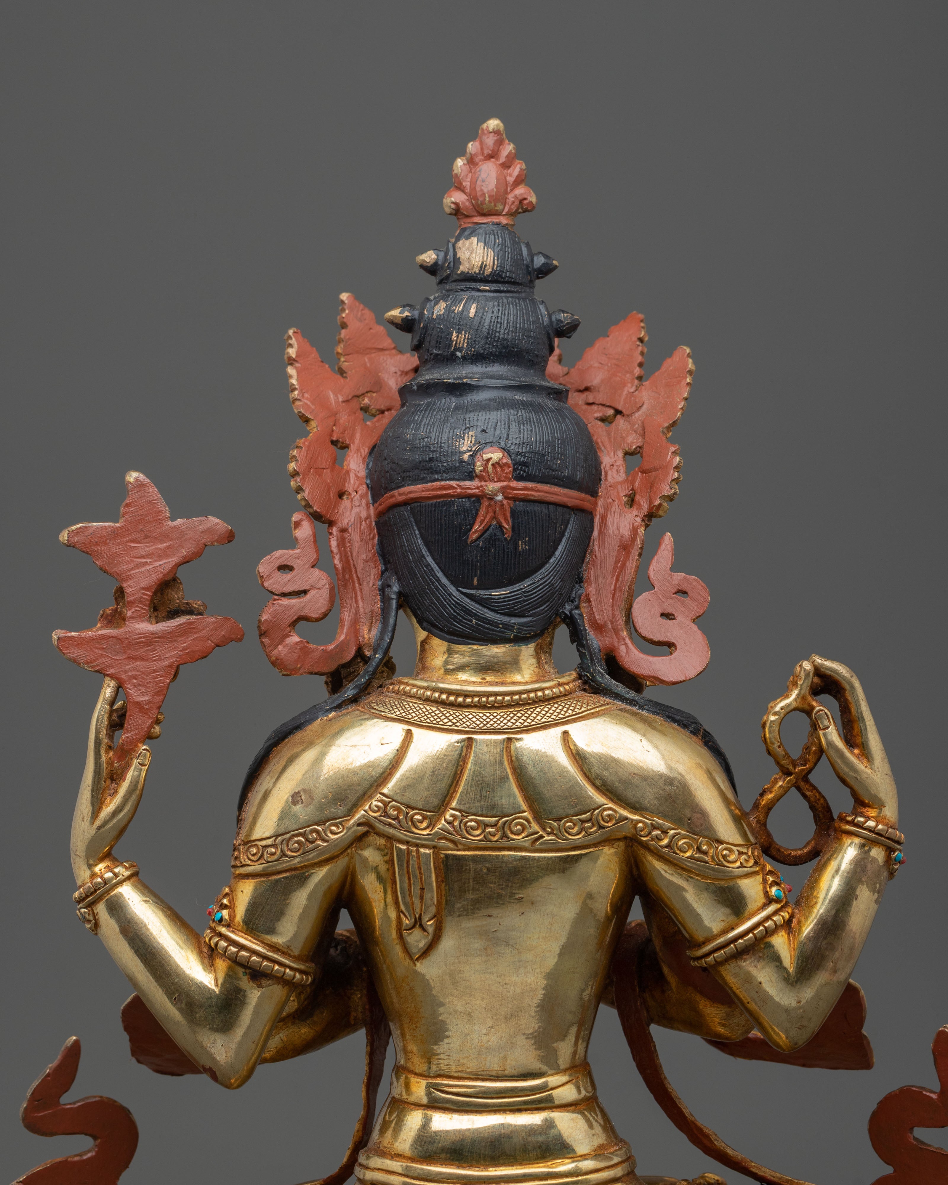 Handmade Chenrezig Sculpture | Home Decor