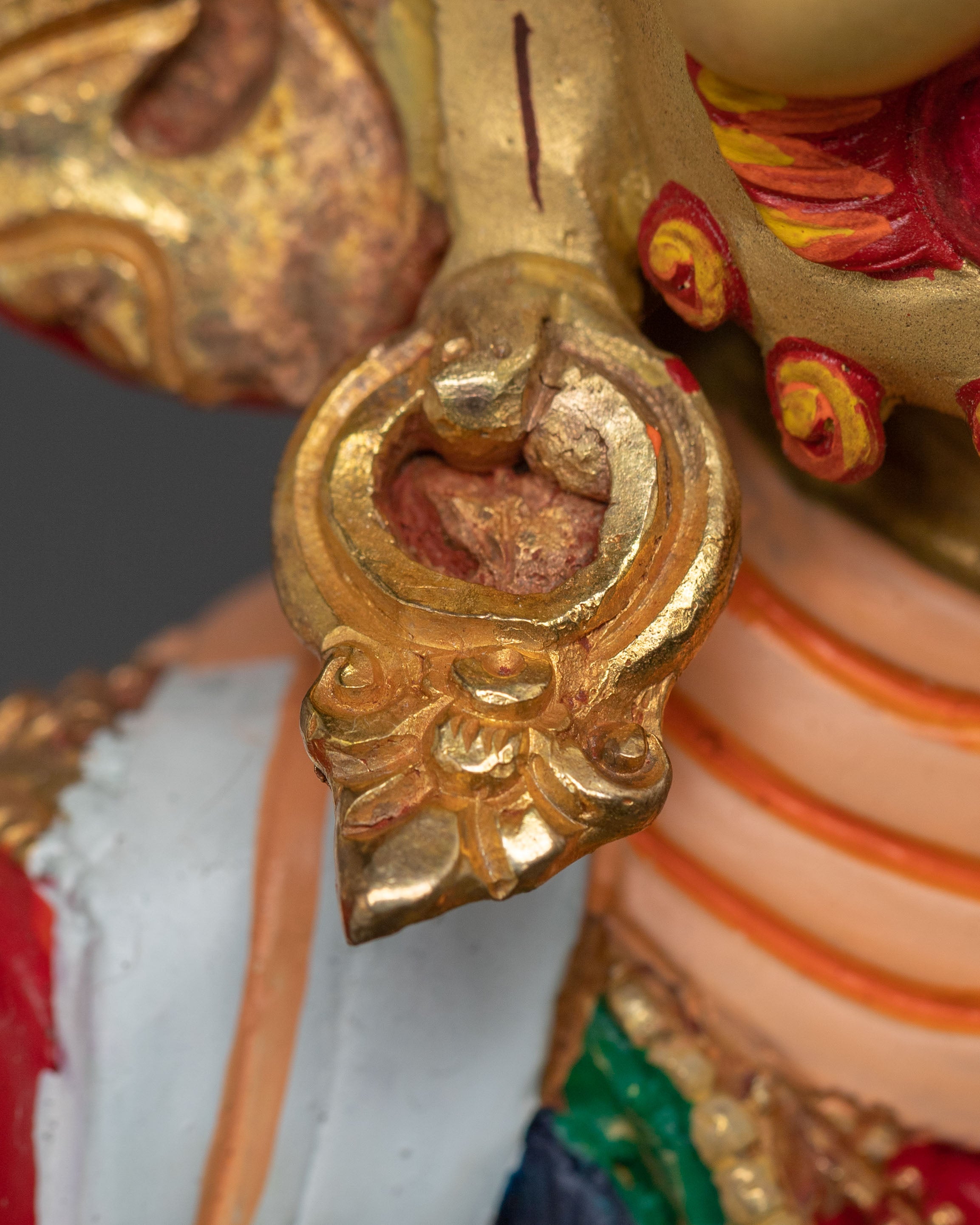 DandaPani Sacred Figure: Copper Sculpture
