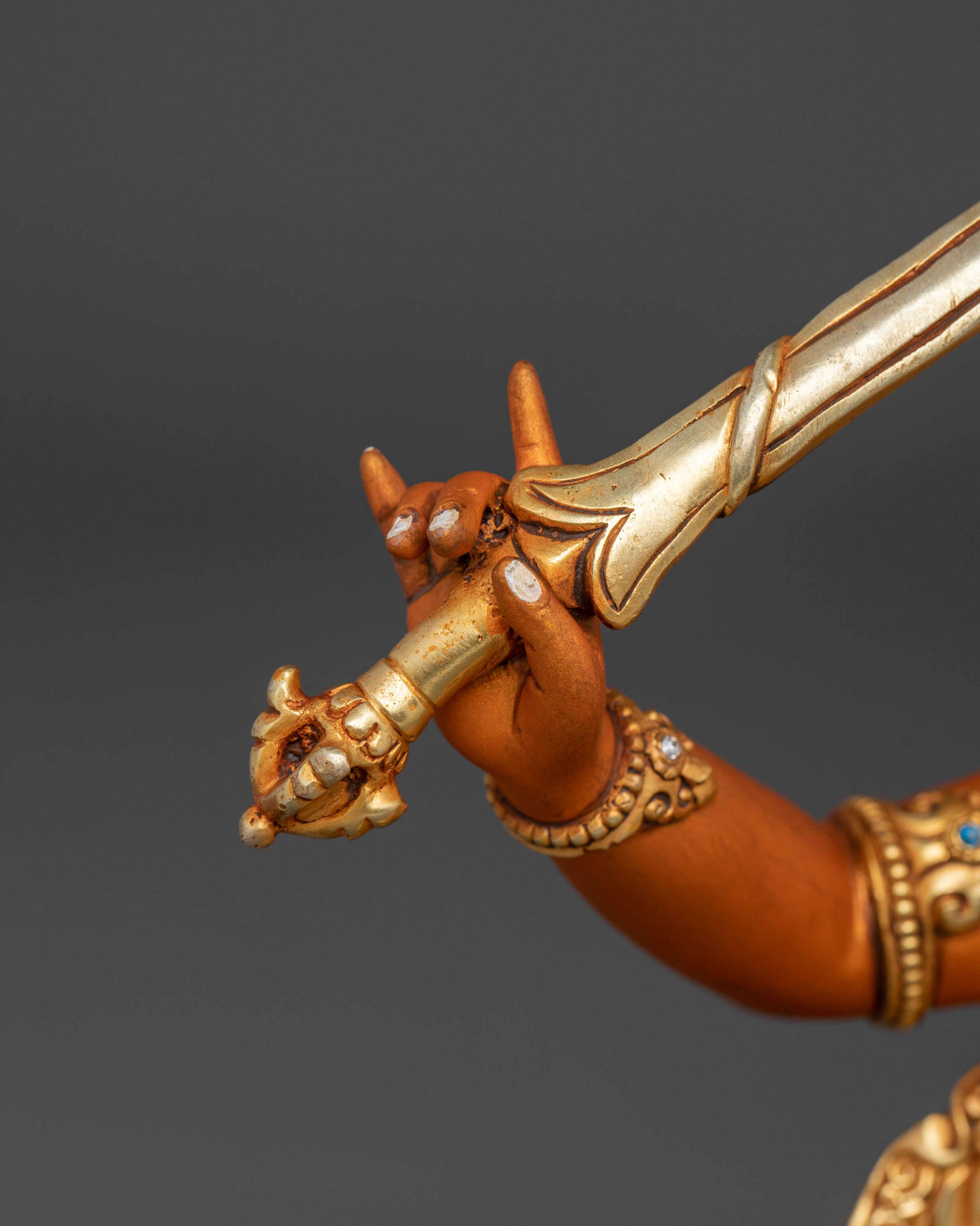 Manjushri Wisdom Statue | Himalayan Buddhist Deity