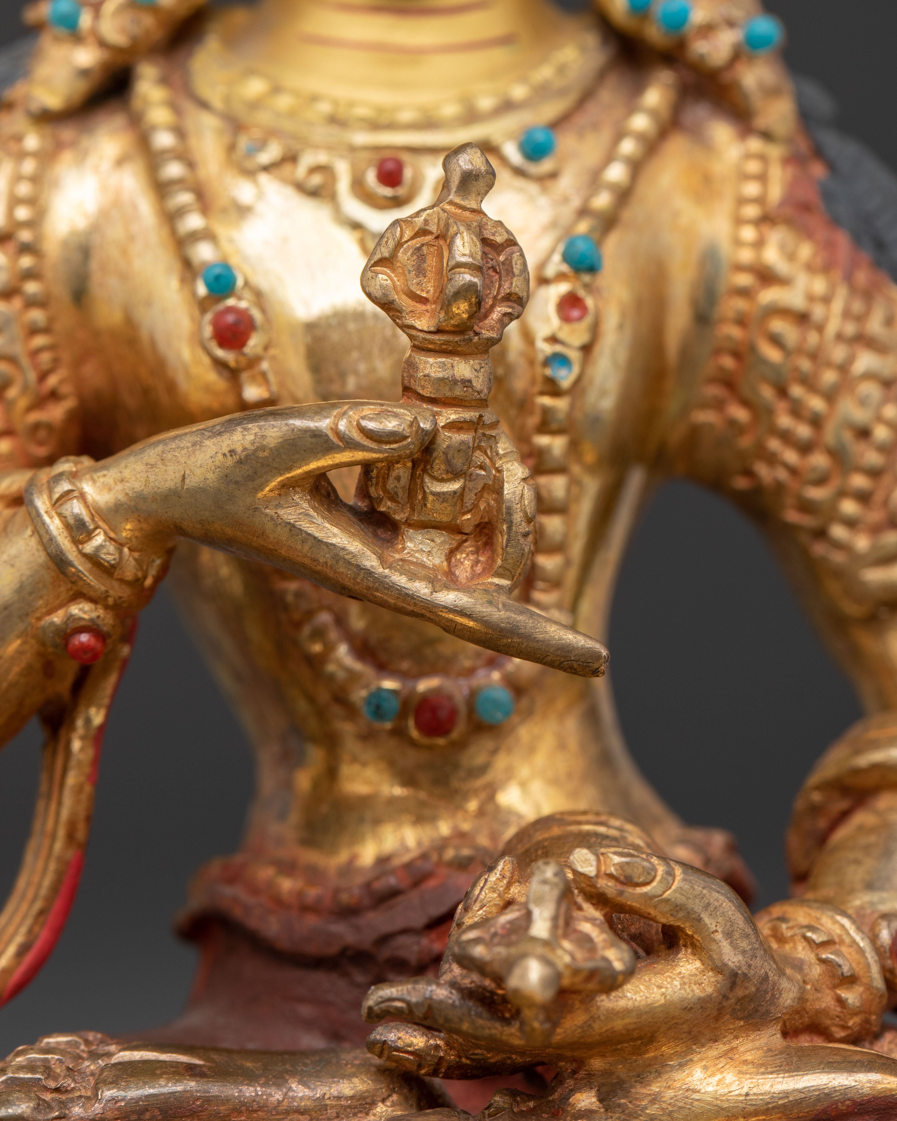 Vajrasattva Copper Statue: Handcrafted Purification Deity