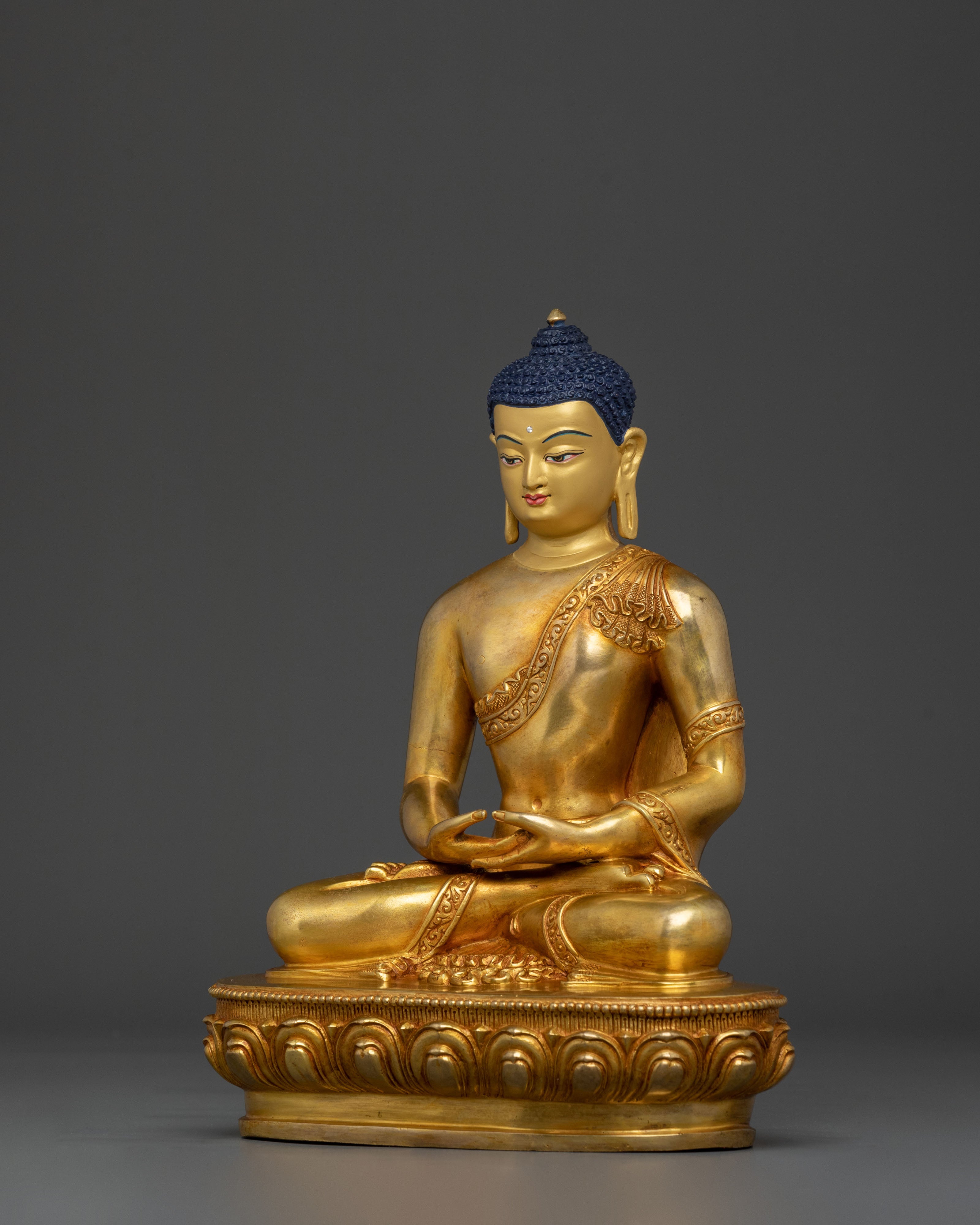 Pure Land Buddhist Statue of Amitabha Buddha: Buddhist Decor