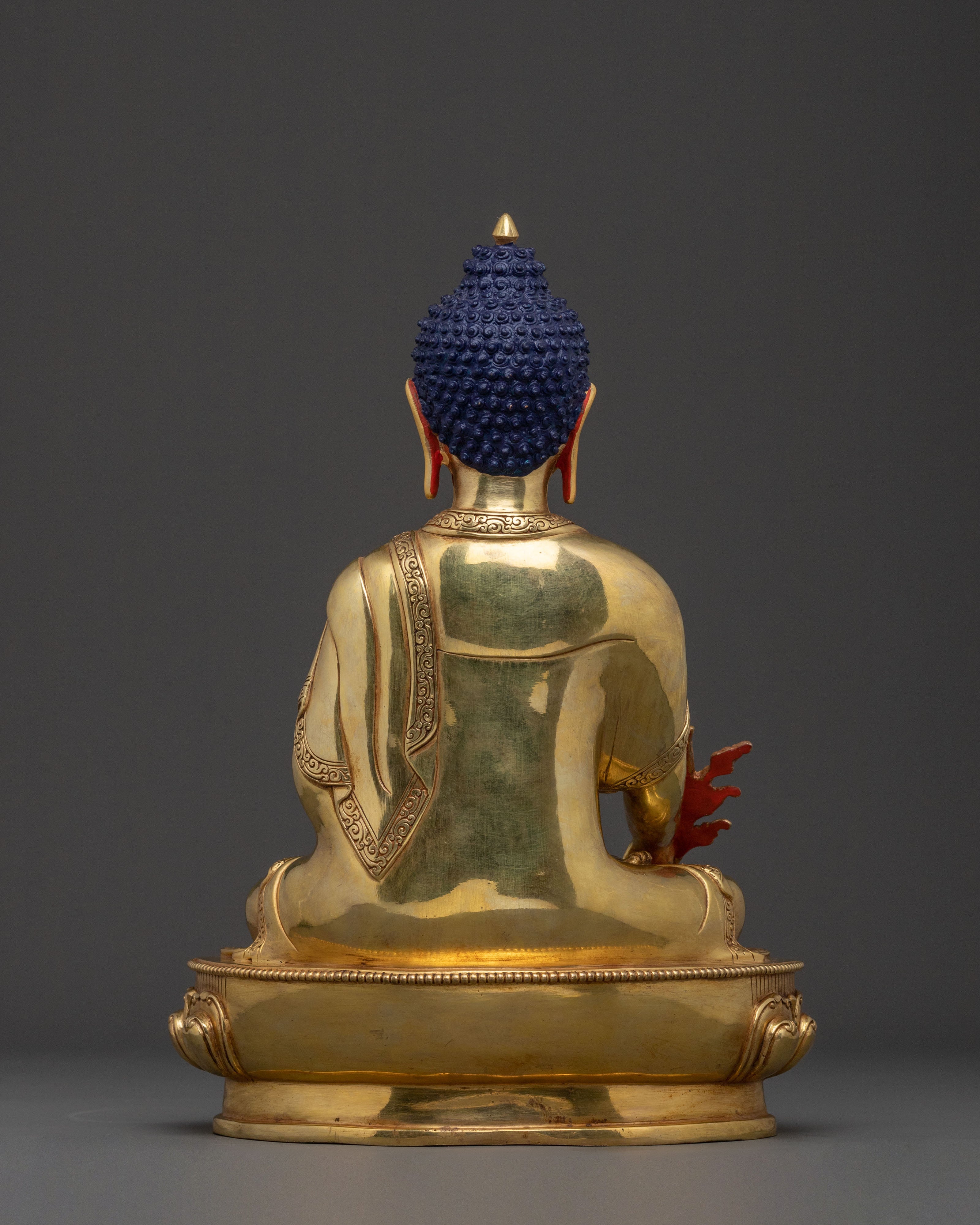 Medicine Buddha Healing Statue | Sacred Buddhist Decor