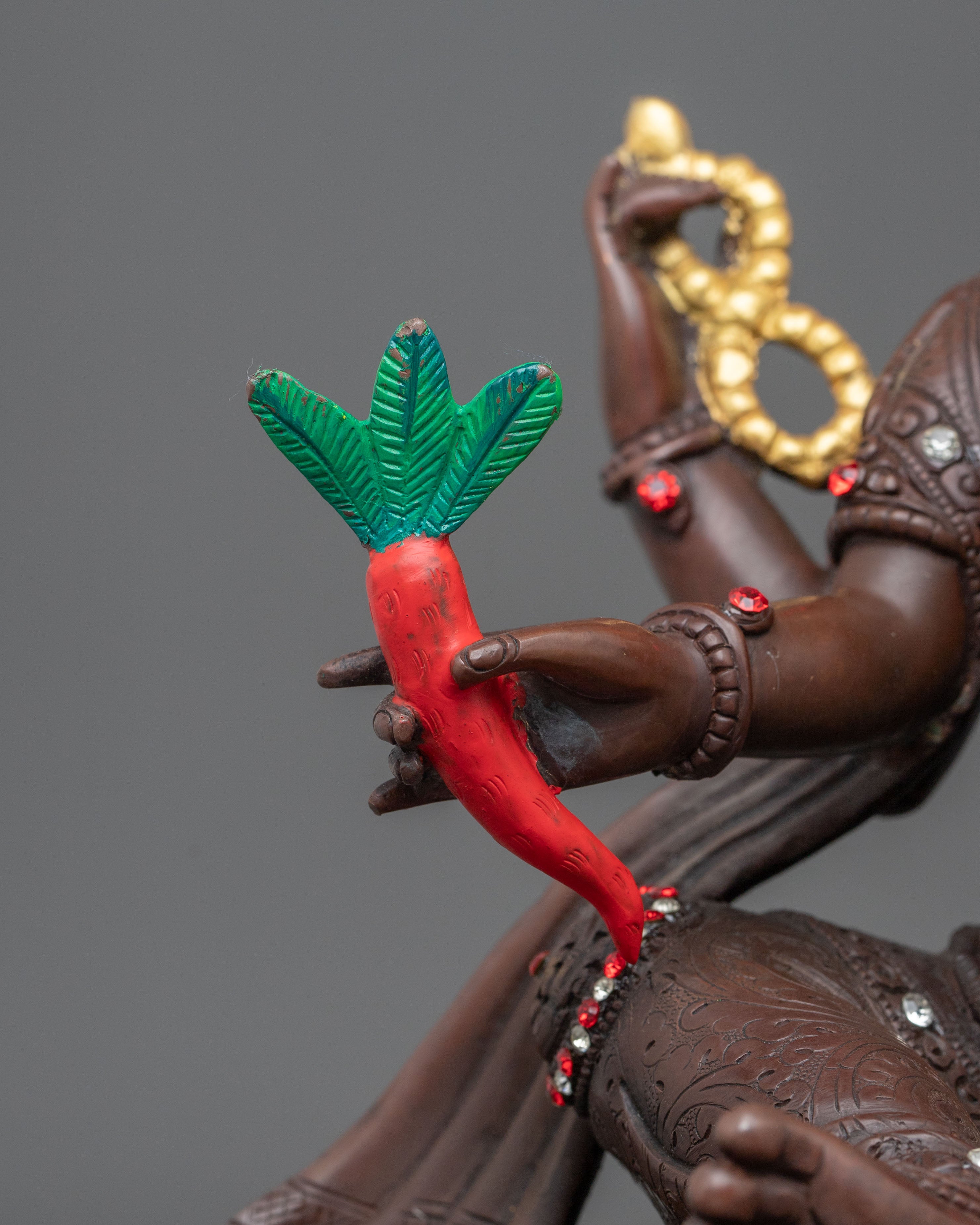 God Ganesha Spiritual Sculpture | Auspicious Oxidized Copper