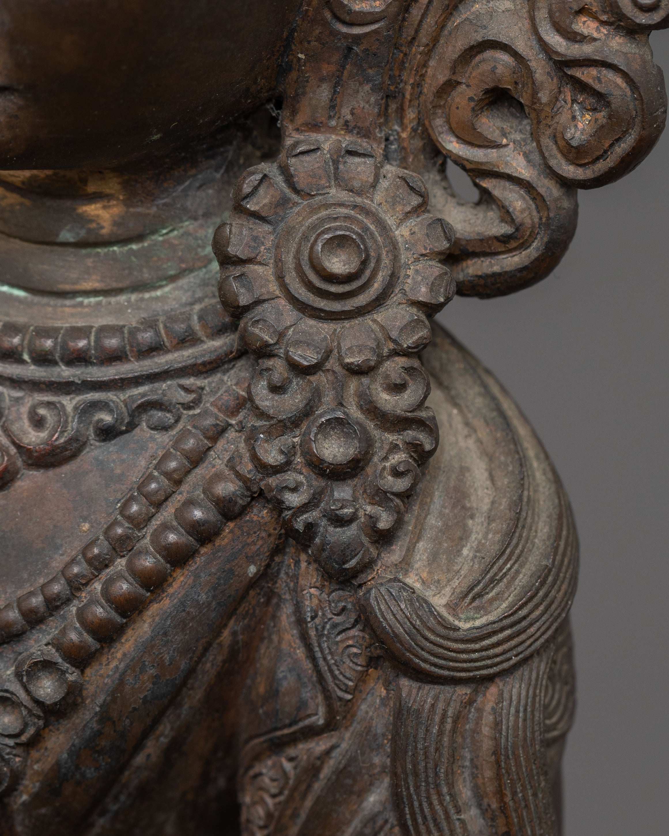 Handcrafted Tibetan Amitayus Buddha Statue | Buddha of Long Life