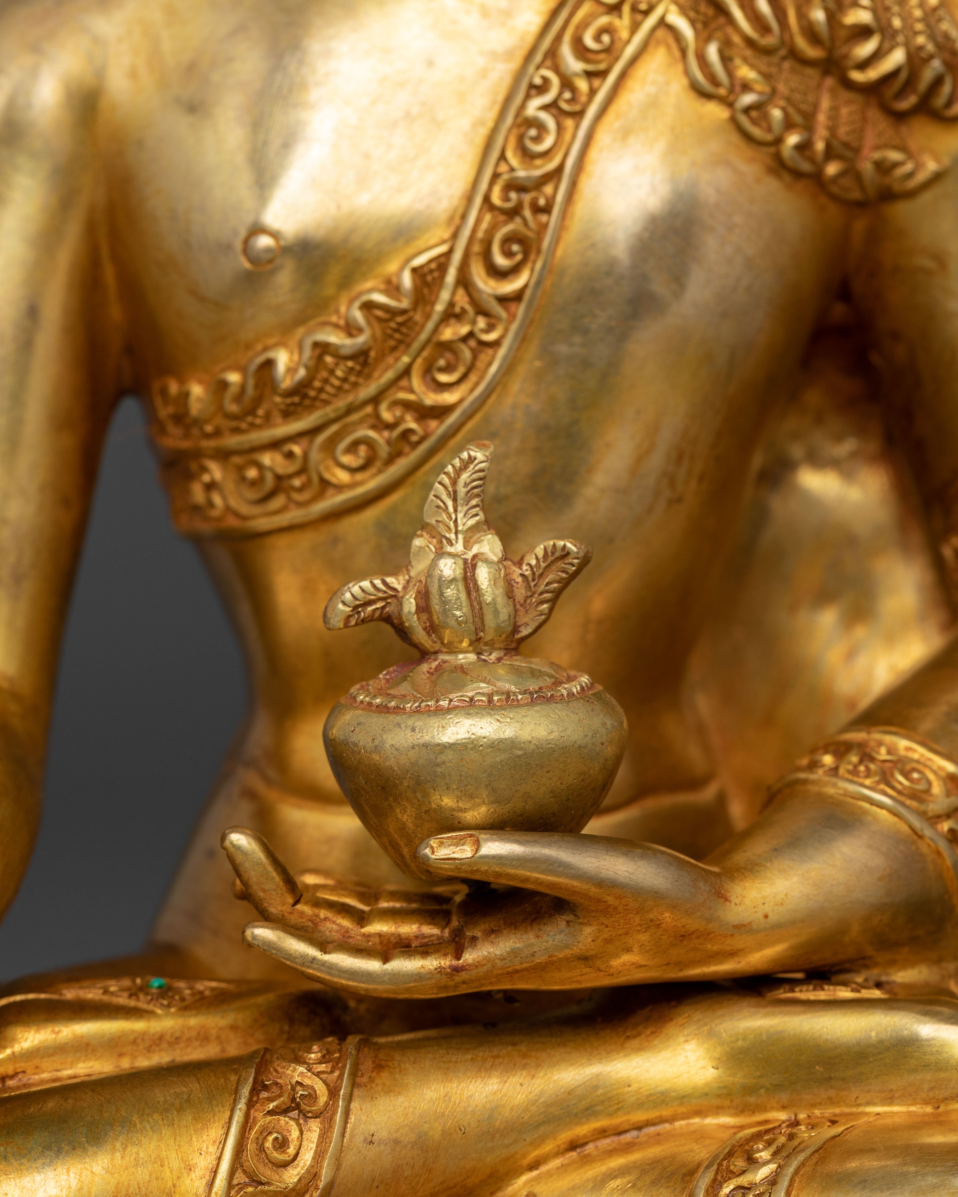 Bhaiṣajyaguru Handmade Statue | Buddha of Healing