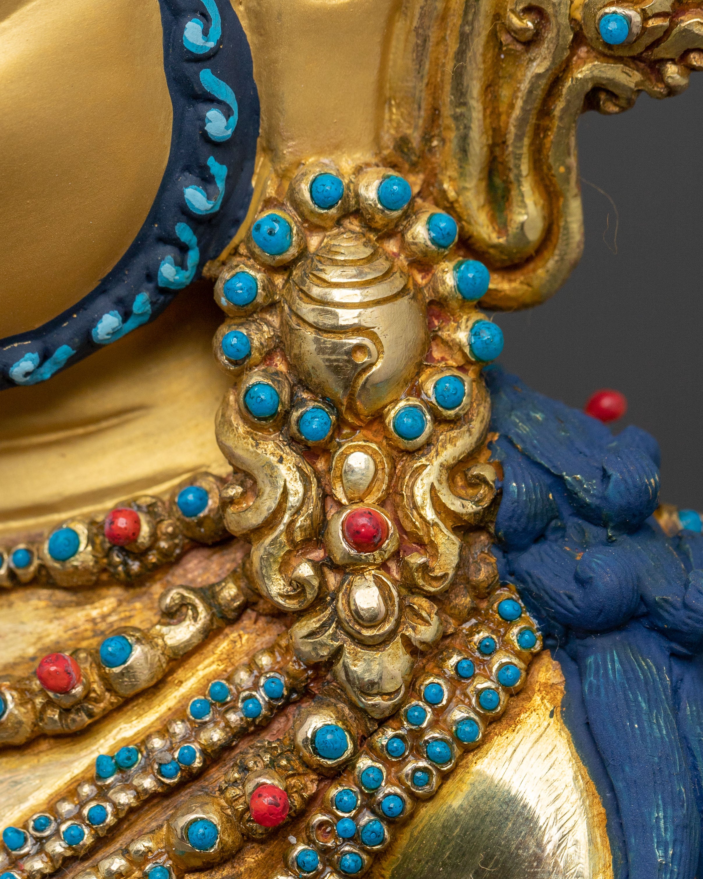Dzambhala Spiritual Wealth Statue | Buddhist God of Prosperity Sculpture