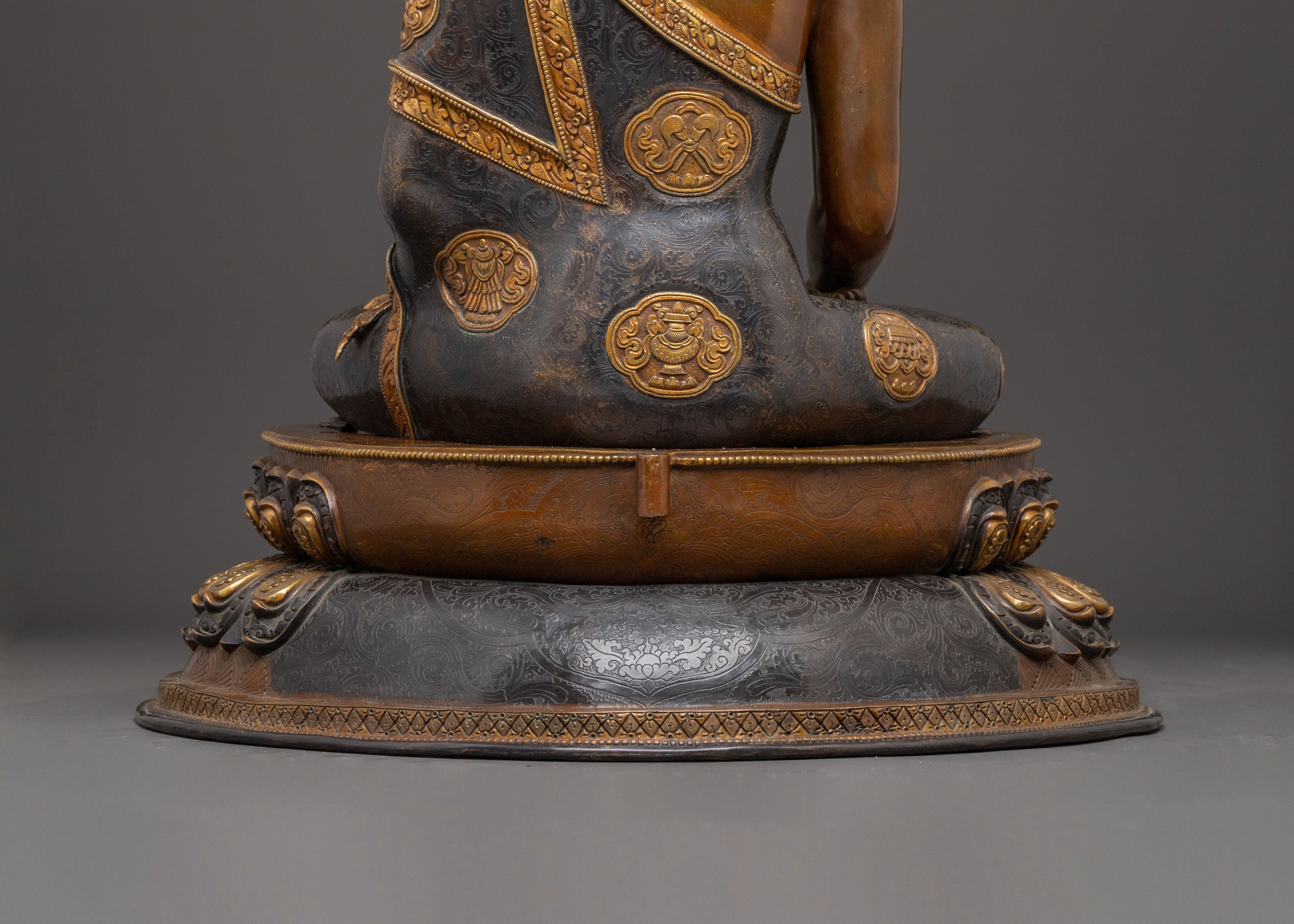 Handcrafted Copper Statue of Shakyamuni Buddha | Historical Buddha