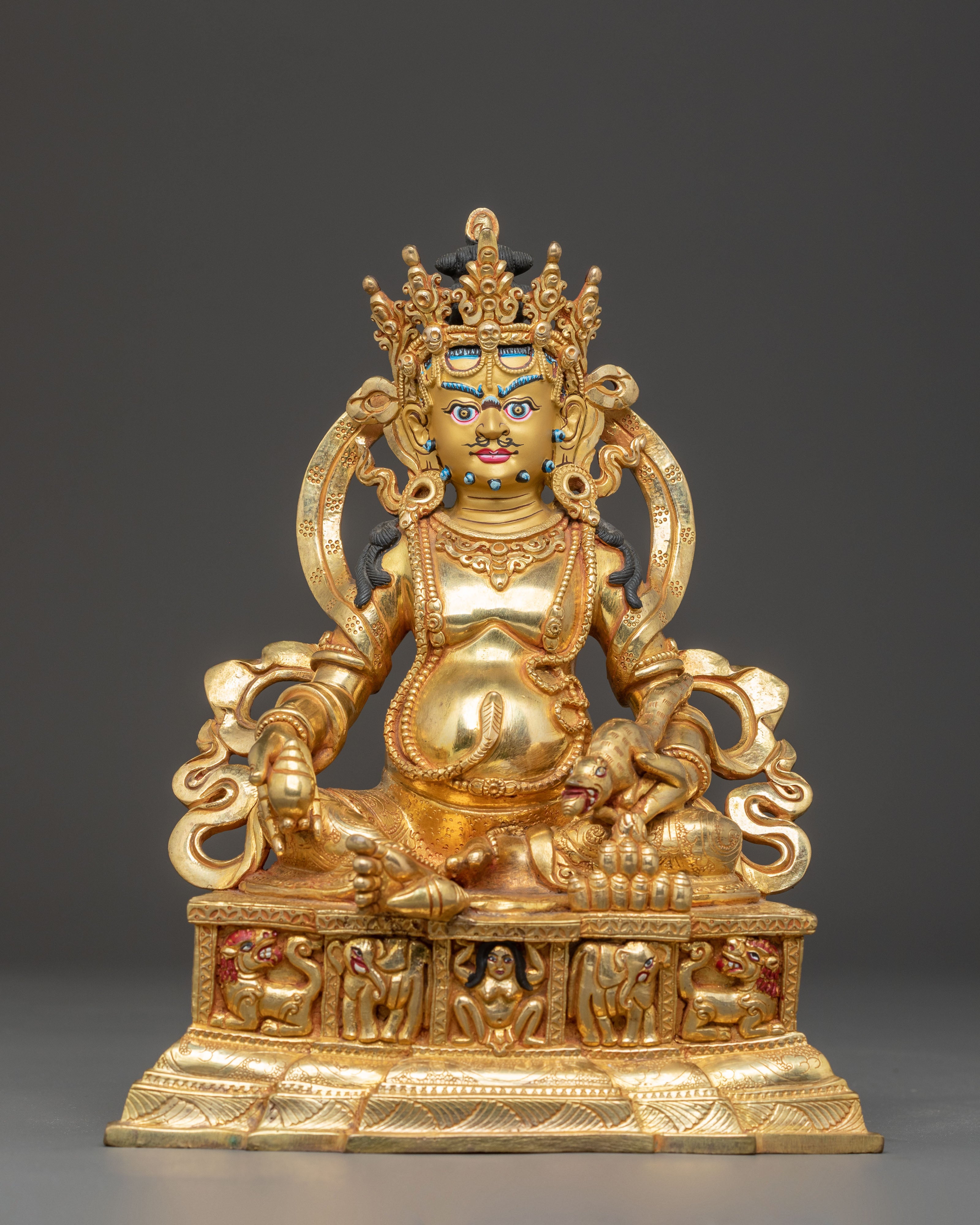 Handcrafted Wealth Icon Dzambhala Statue