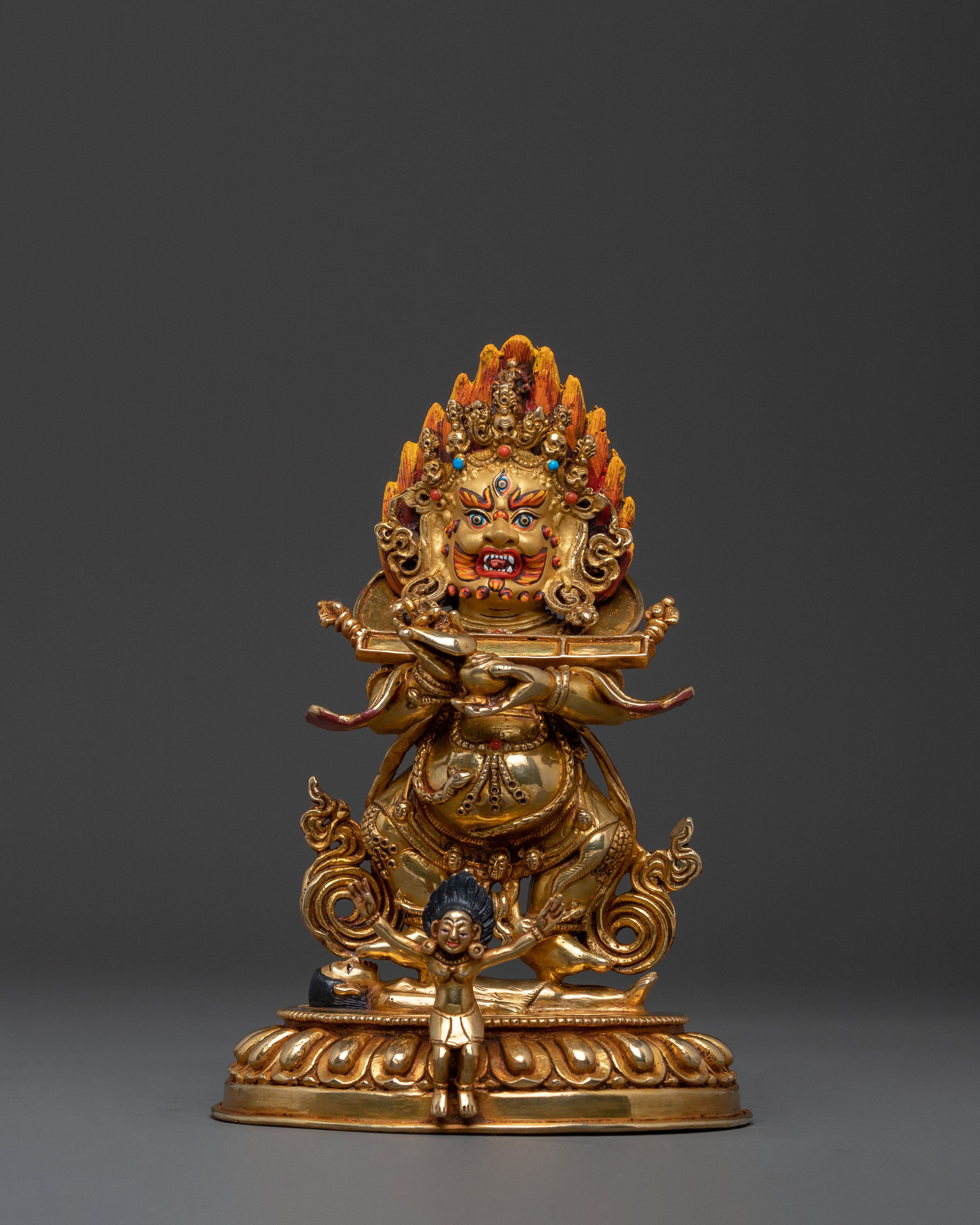Shakya Mahakala Sacred Statue | Tibetan Guardian
