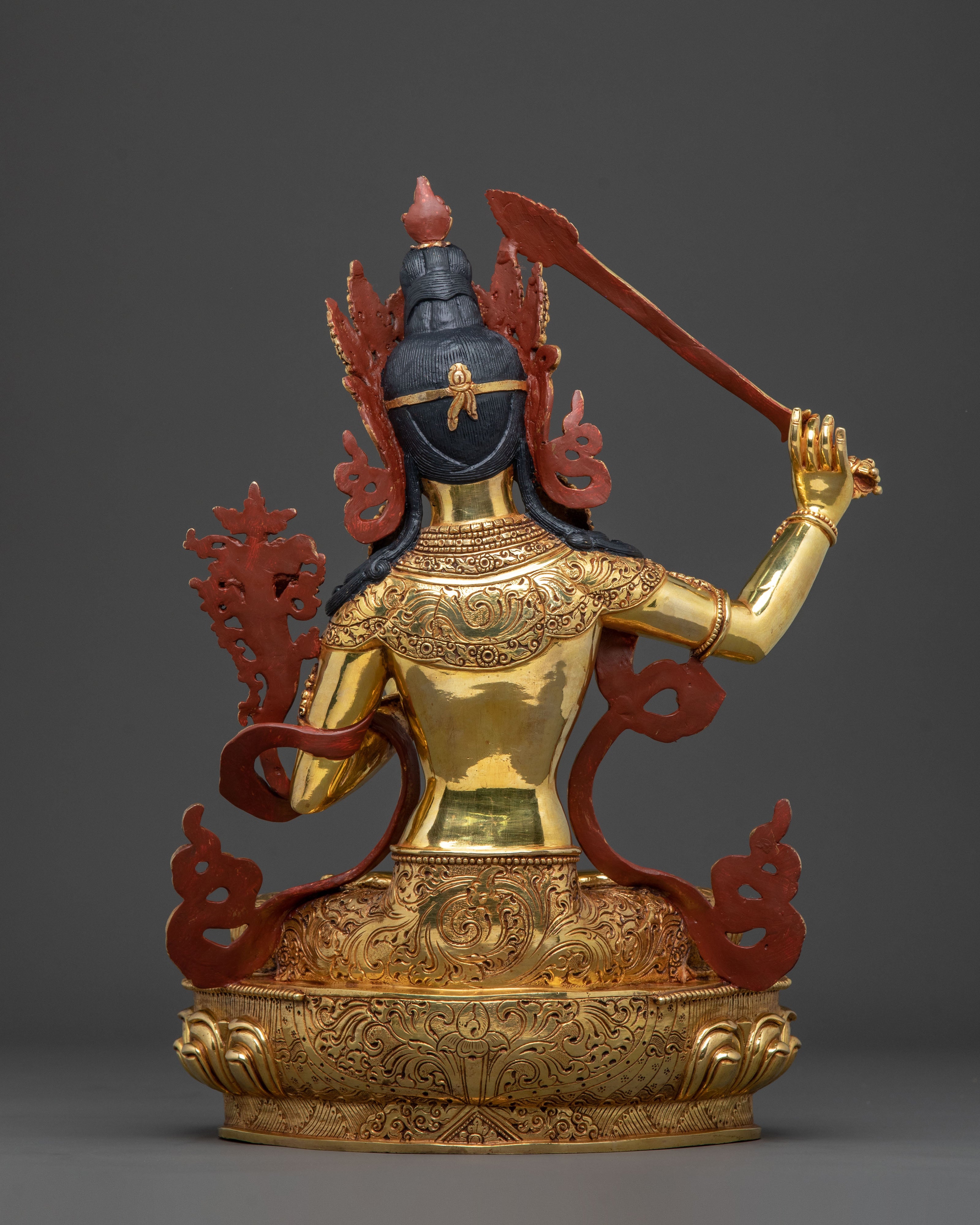 Sacred Manjushri Blessing Statue | Bodhisattva of Wisdom