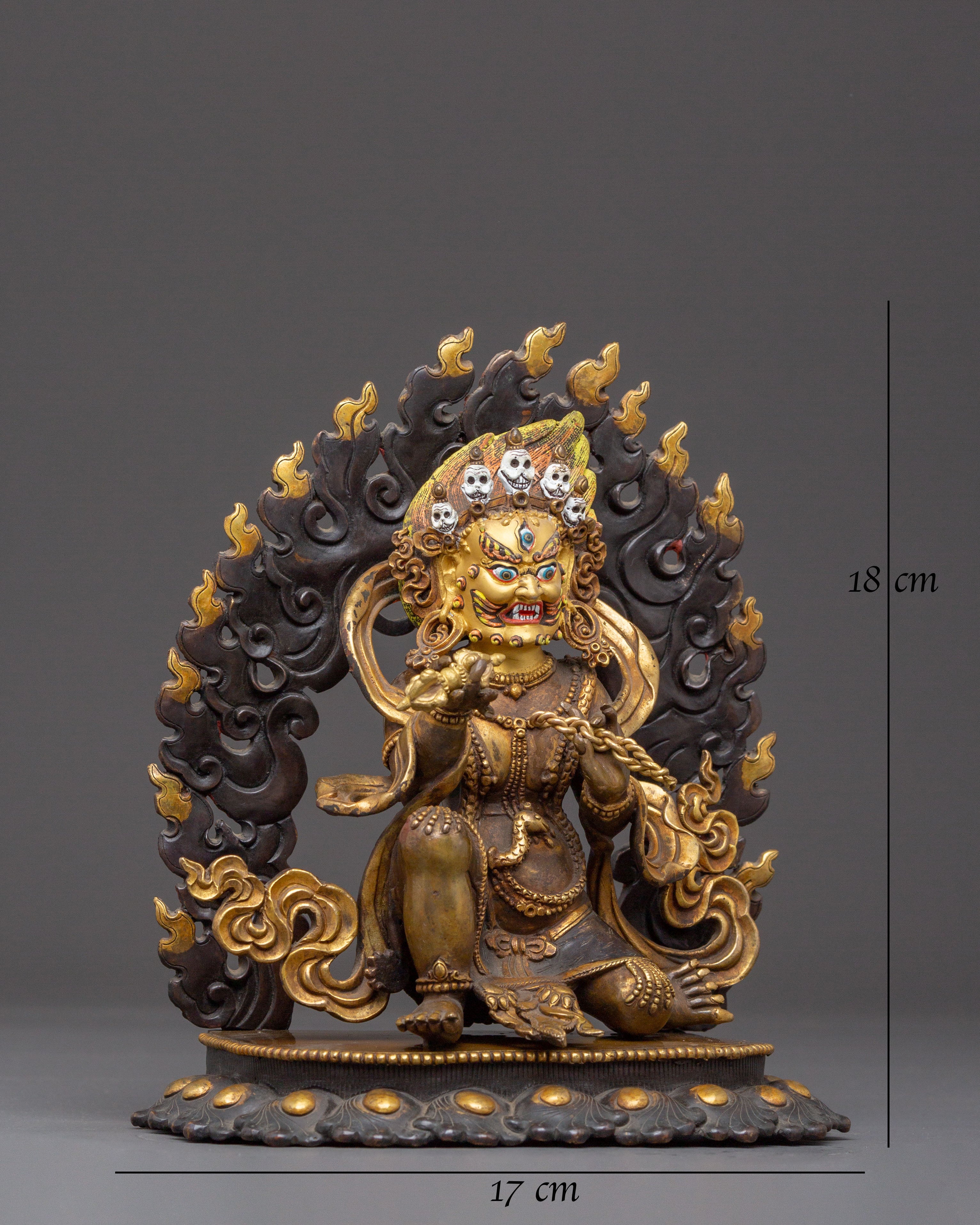 Vajrapani Fierce Protector Statue – Handcrafted Devotion