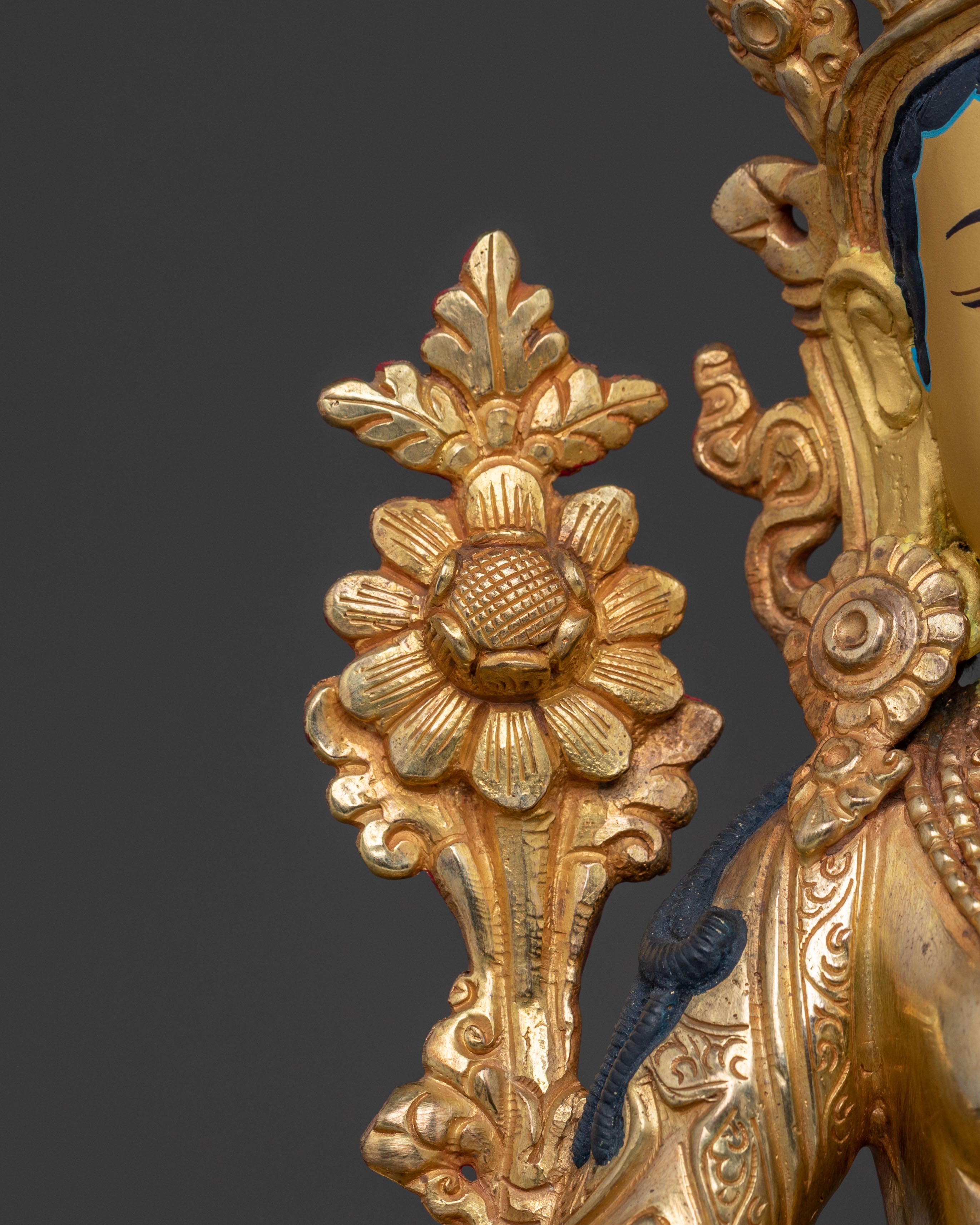 Handcrafted Green Tara Statue | Mother Figurine